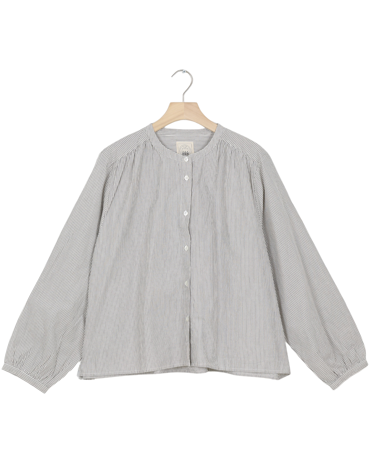 Secondhand Vilda Shirt Gots 243975 - Mulch White Stripe