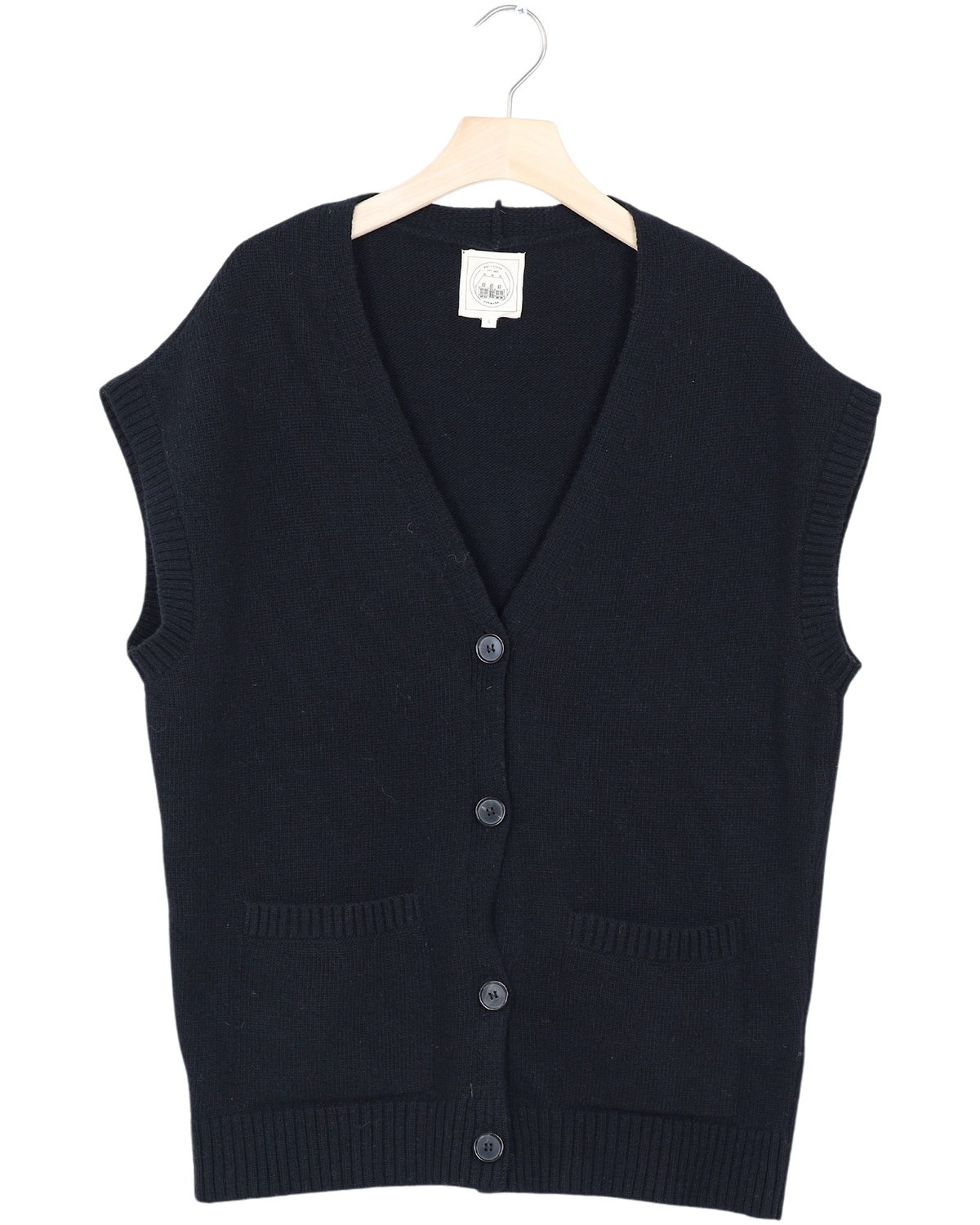 Secondhand Thea Lambswool Vest GOTS 243975 - Black