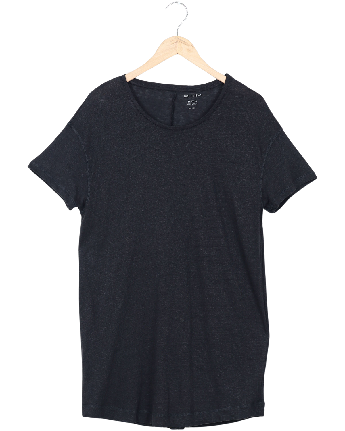 Secondhand Bertha Linen T-shirt - Black