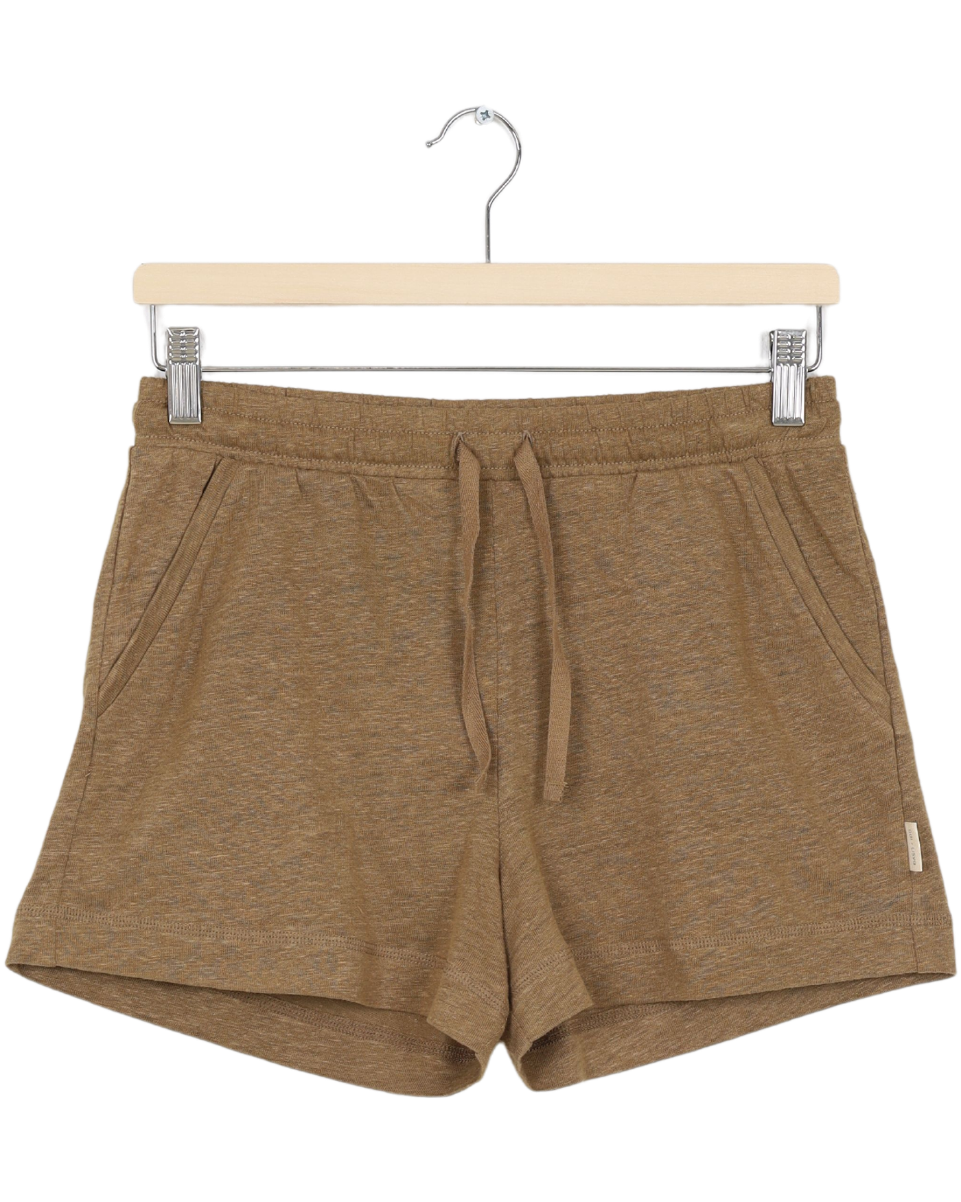Secondhand Mimi Linen Shorts - Brown Mustard