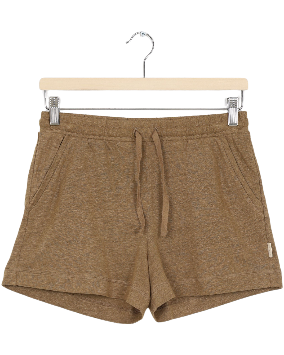 Secondhand Mimi Linen Shorts - Brown Mustard