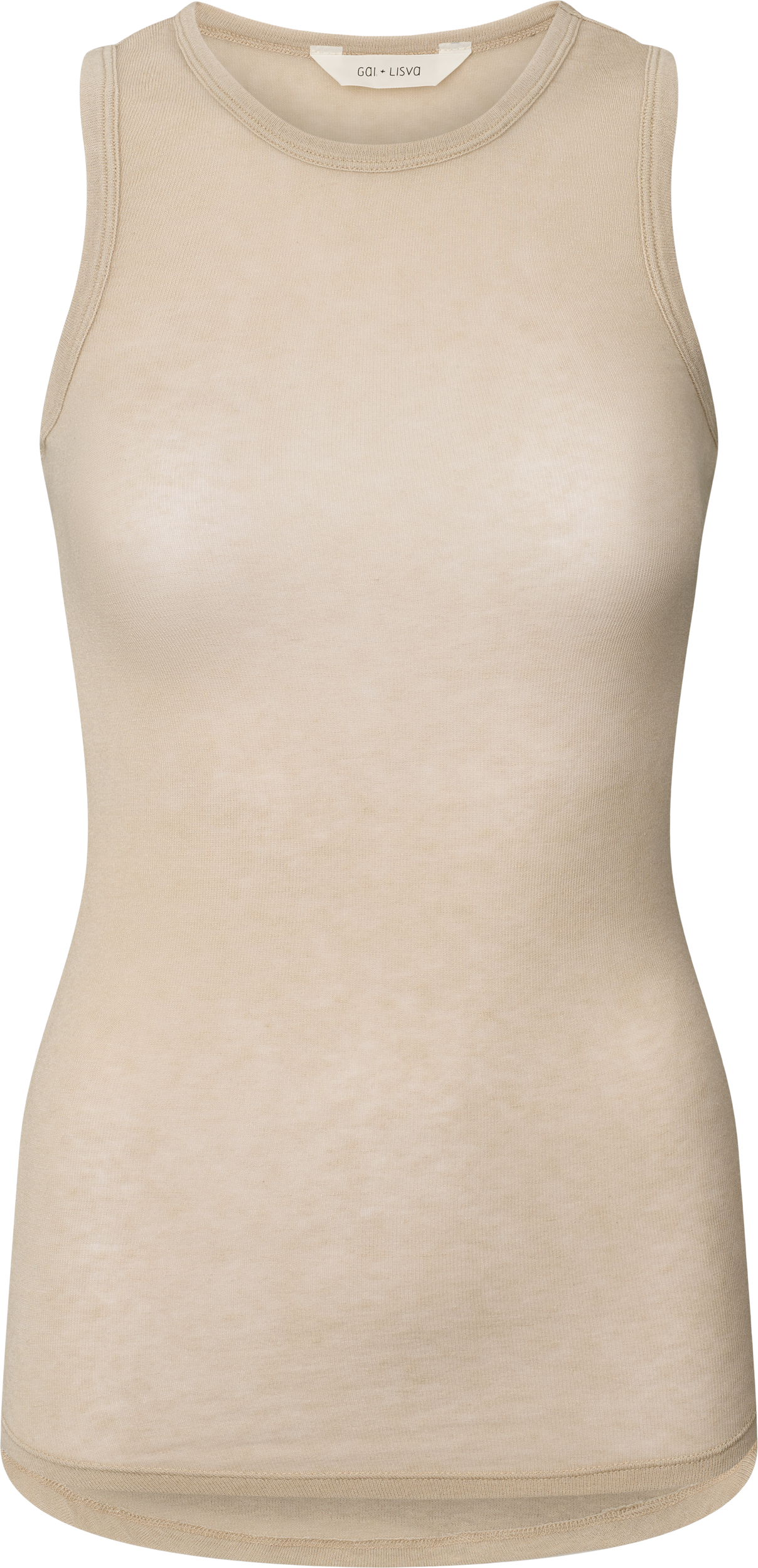 GAI+LISVA Alberte Wool Top Tops & T-shirts 195 Smoke Gray