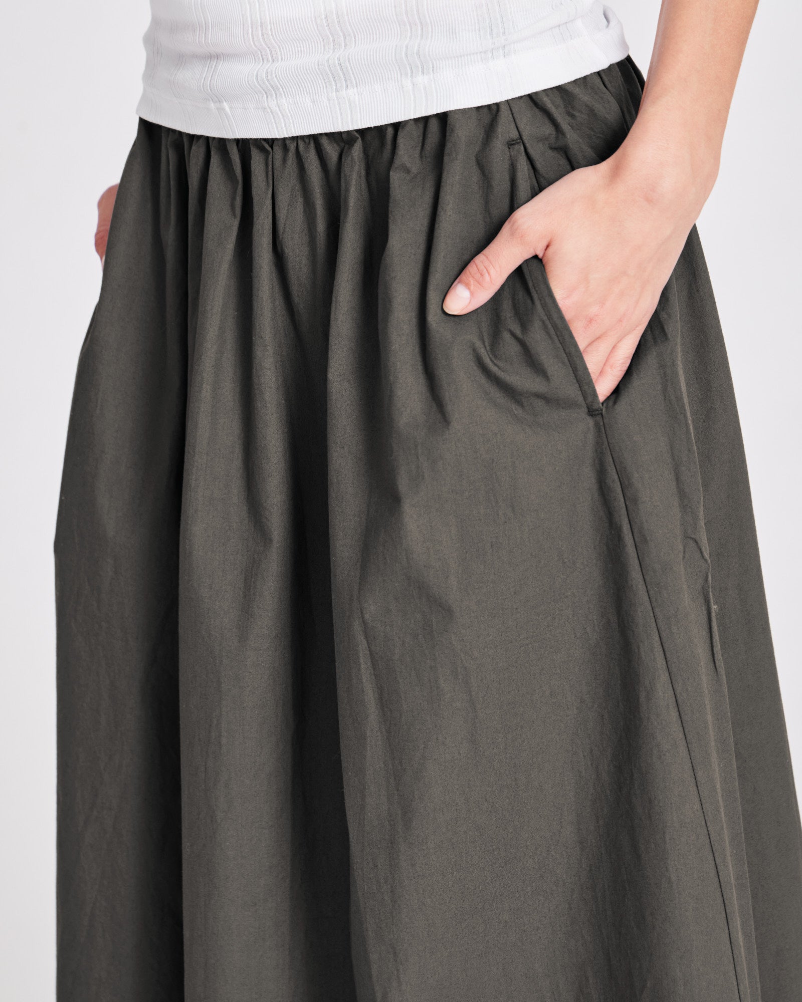 GAI+LISVA Astrid Long Skirt Poplin Dresses & Skirts 191 Beluga