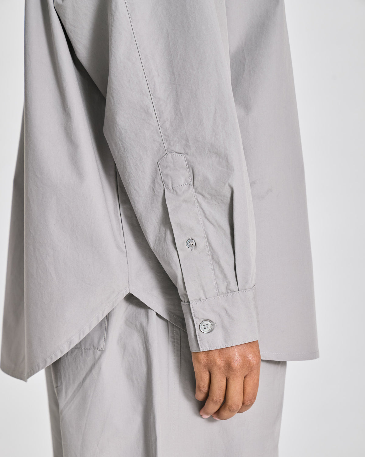 GAI+LISVA Astrid Shirt Poplin Gots 243975 Shirts & Blouses 701 Monument