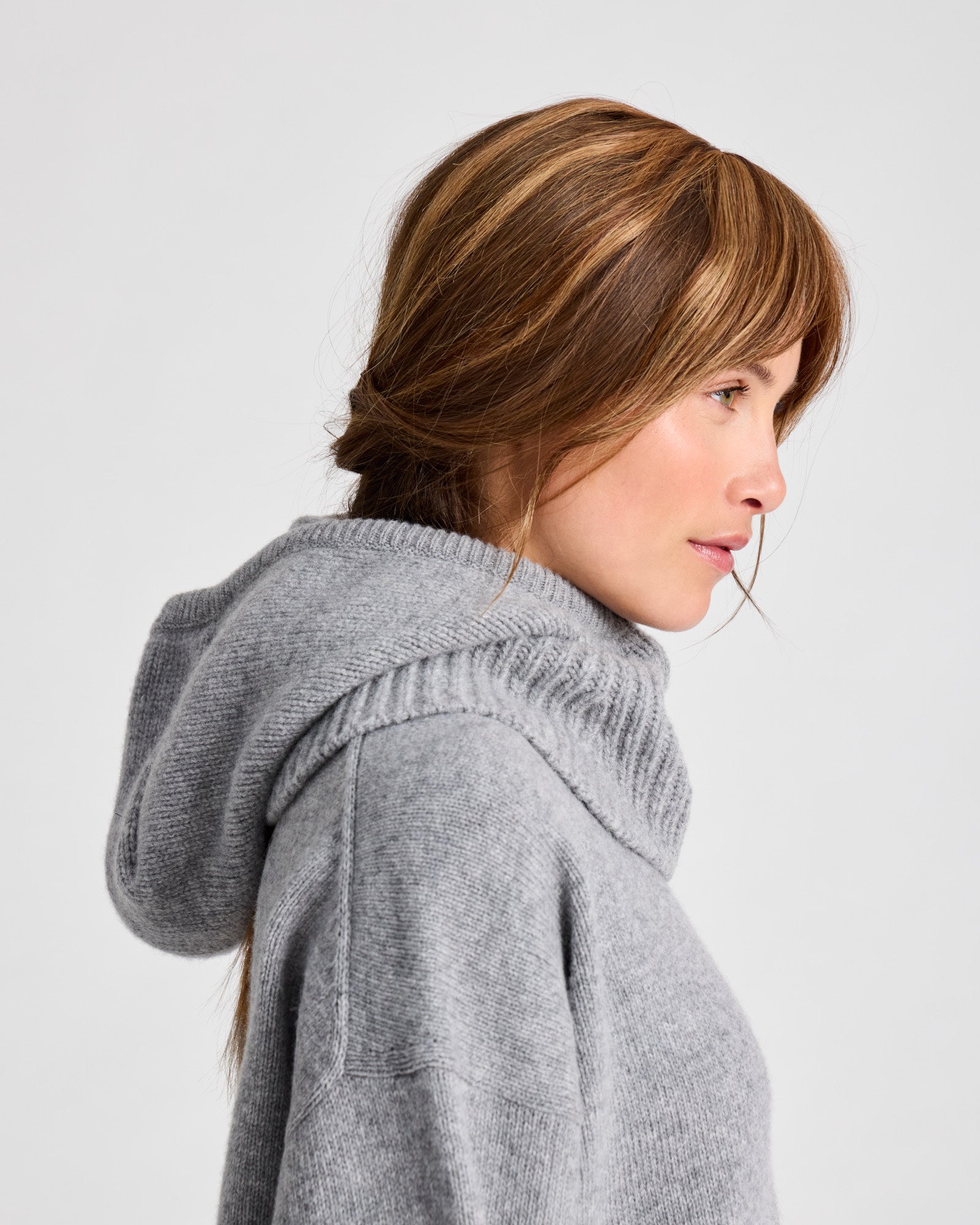 GAI+LISVA Balaclava Lambswool Lambswool l Knitwear 602 Grey Melange