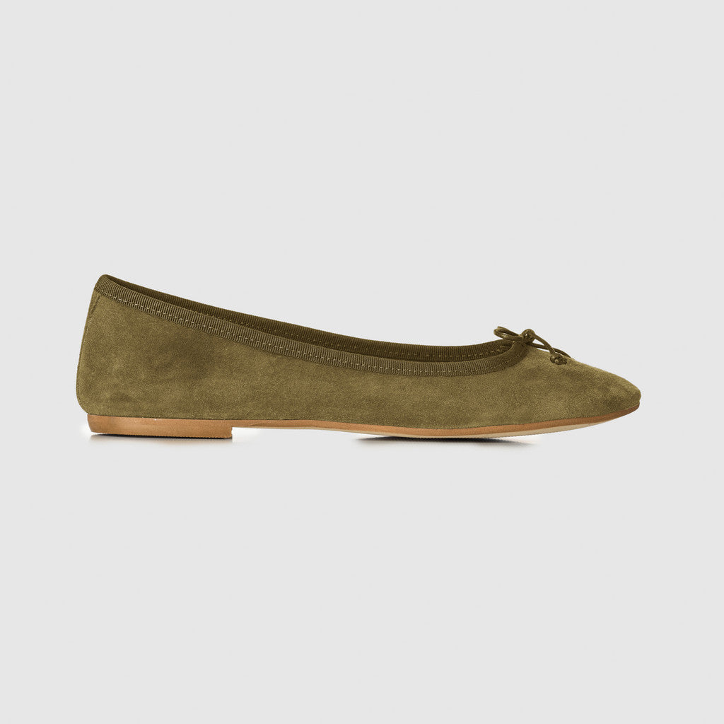 GAI+LISVA ACCESSORIES Ballerina Accessories Nubuck Olive