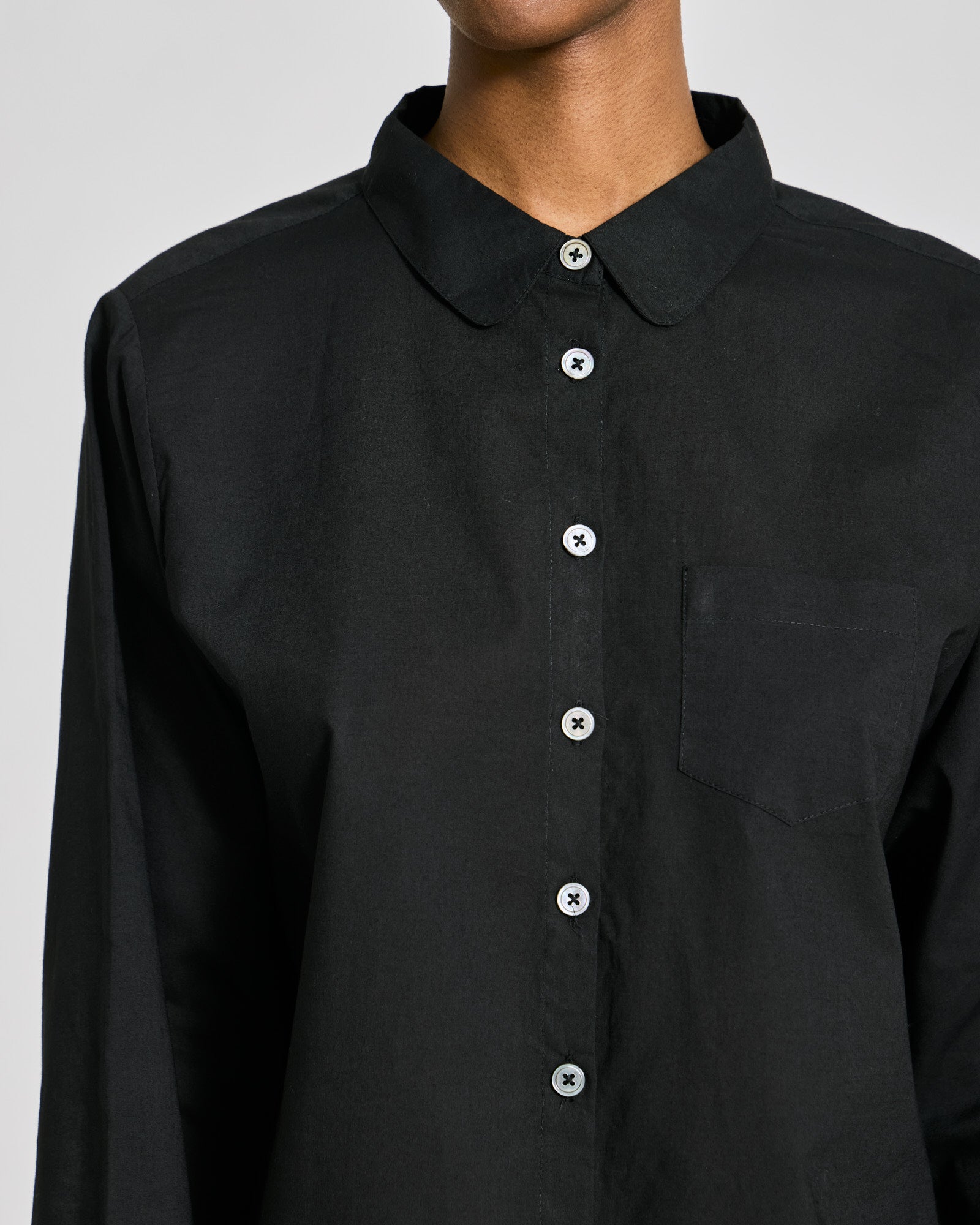 GAI+LISVA Britta L/S Cotton Voile Shirt Shirts & Blouses 650 Black