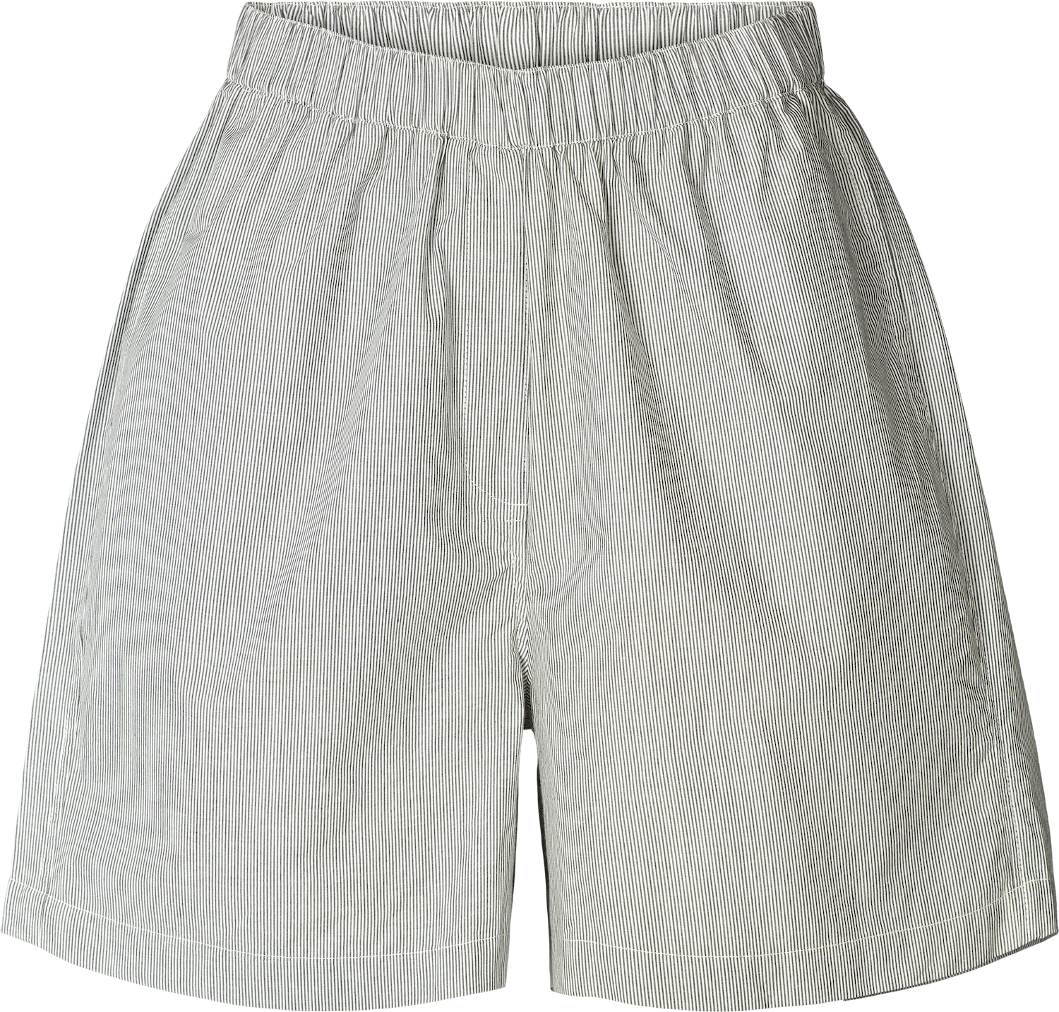 GAI+LISVA Caroline Shorts Poplin Pants & Shorts 255 Dark Grey/Ecru Stripe