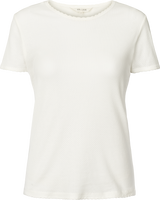 GAI+LISVA Chrisstine Short Sleeve Cotton Top Top 100 White