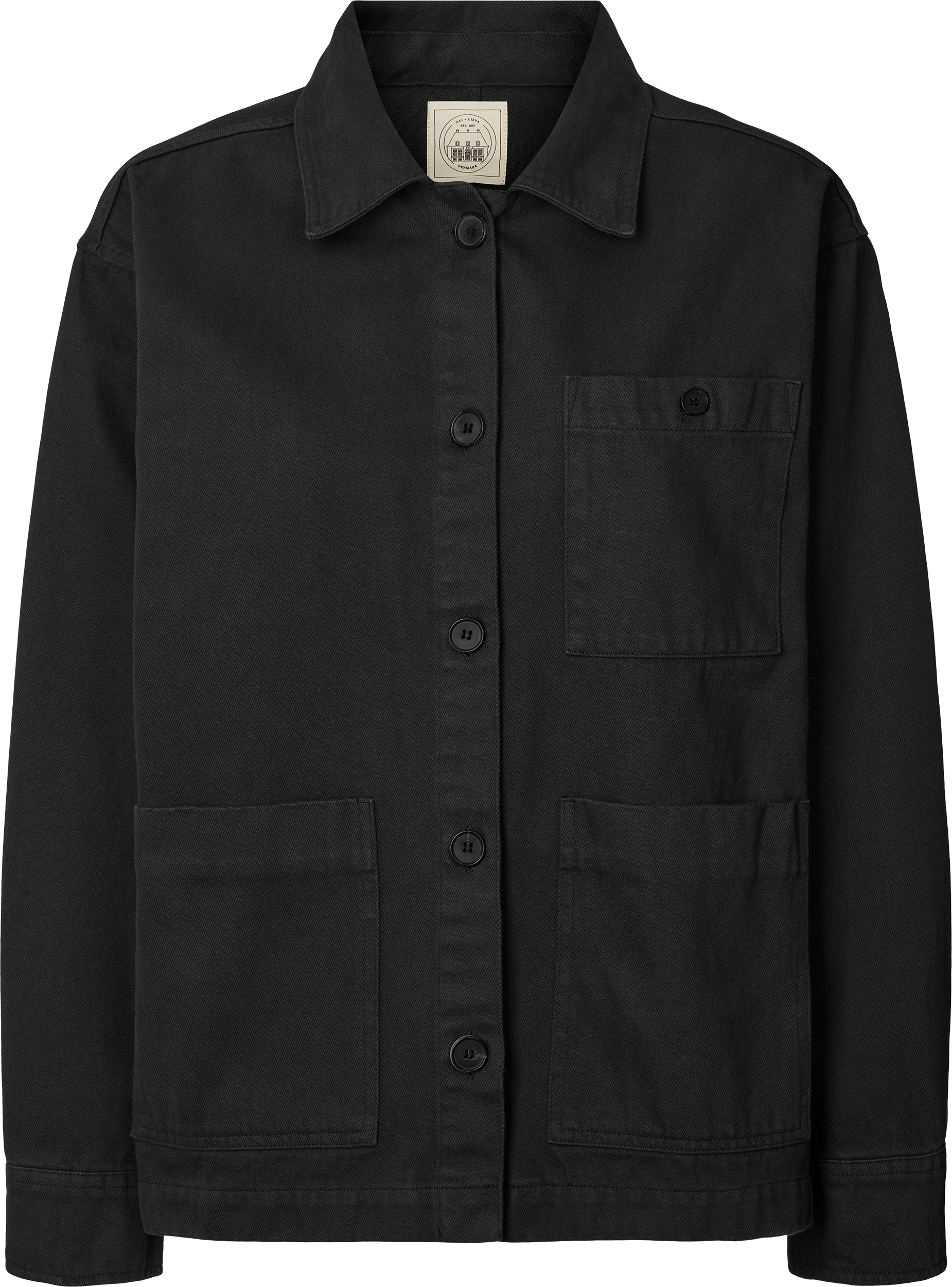 GAI+LISVA Ellie Workwear Jacket Shirt 650 Black