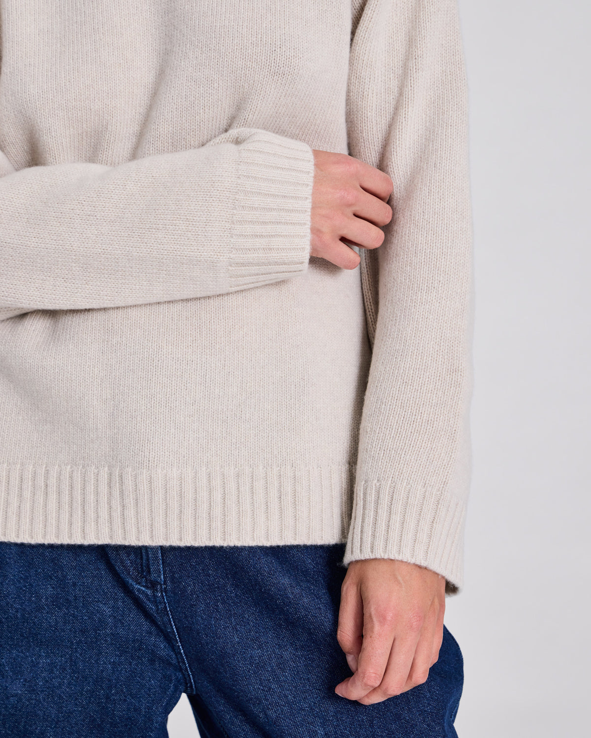 LISVA Emely Lambswool Knit Lambswool l Knitwear 826 Island Fossil