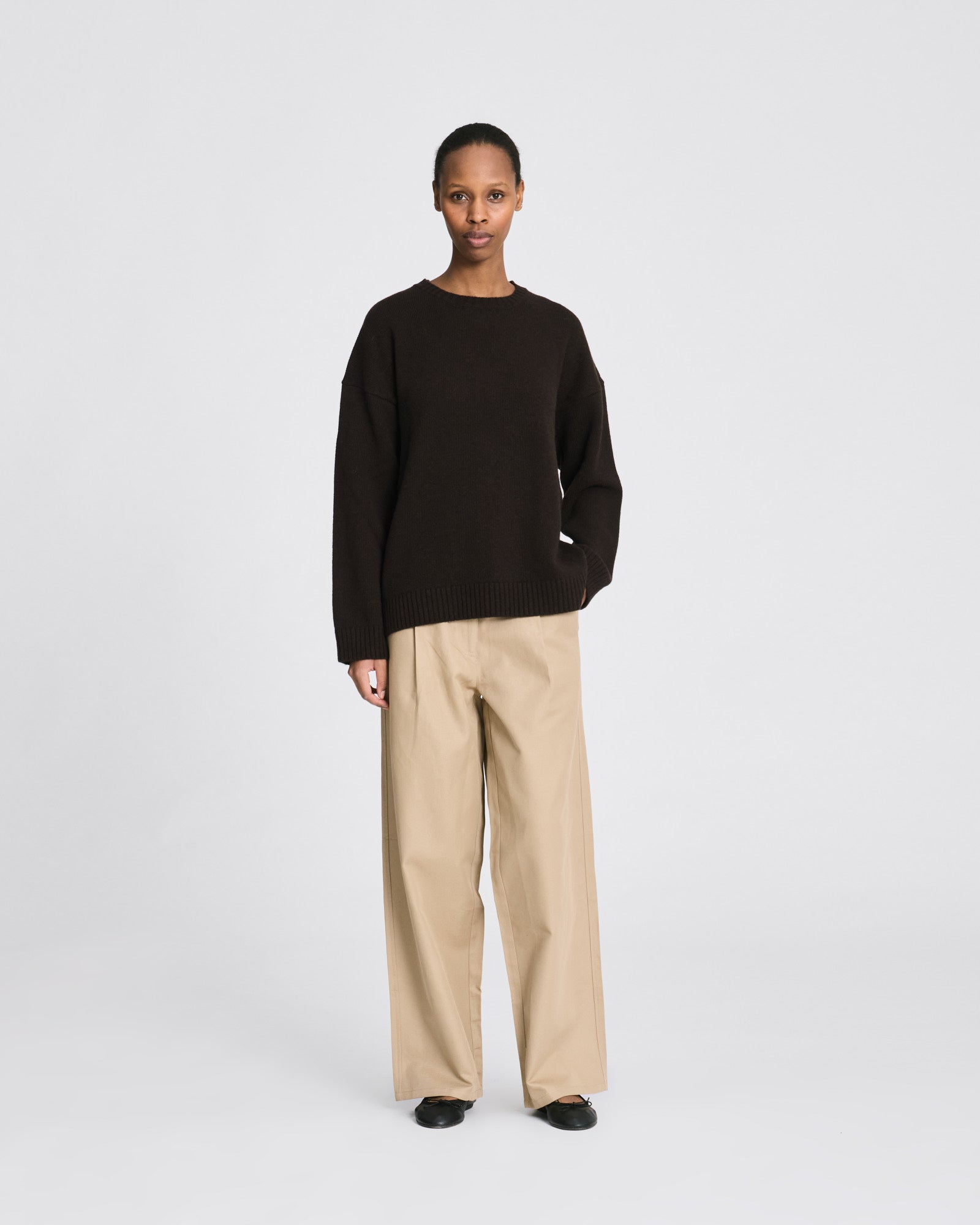 GAI+LISVA Emely Lambswool Knit GOTS Lambswool l Knitwear 681 Mulch