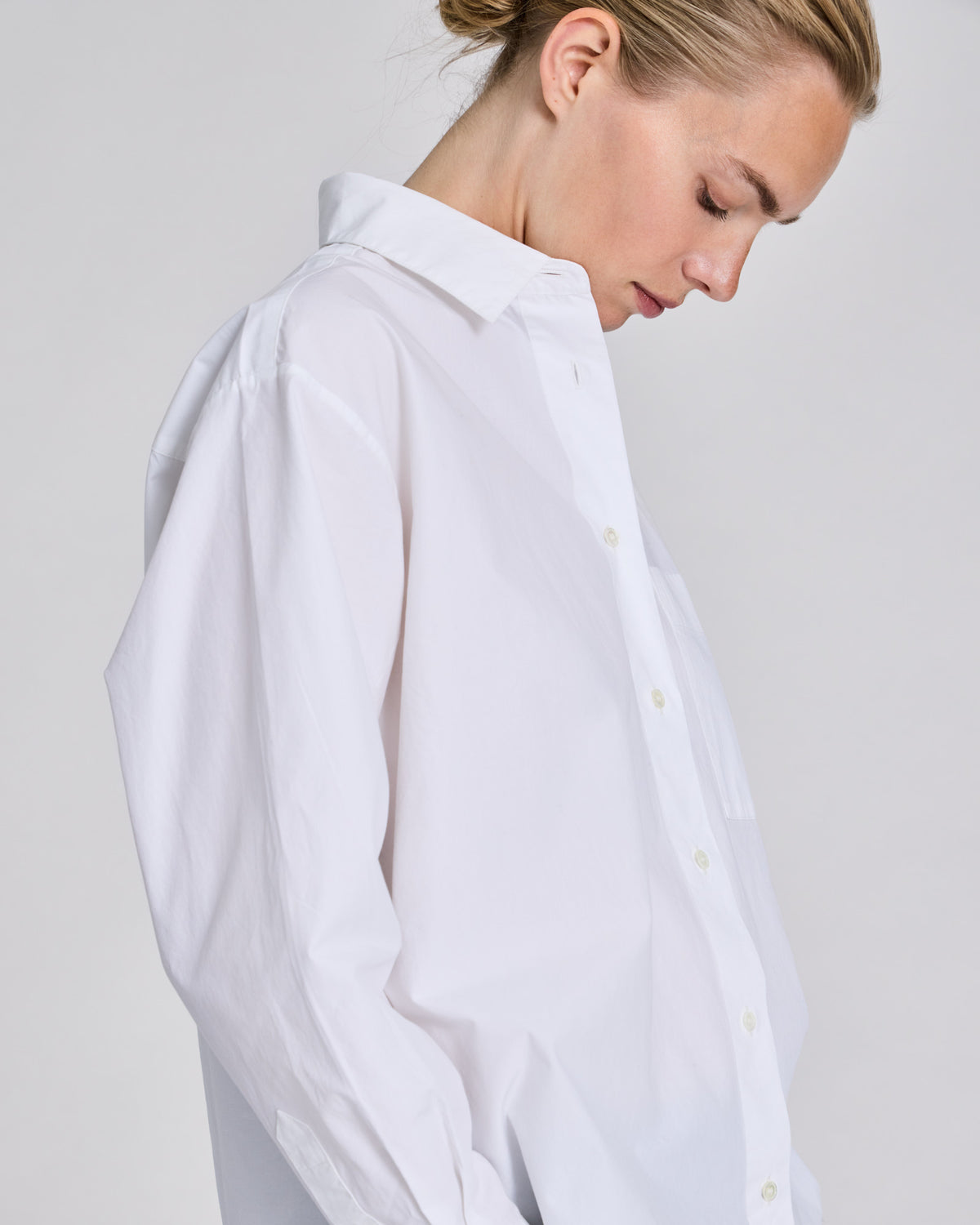 GAI+LISVA Eva L/S Poplin Shirt Shirts & Blouses 100 White