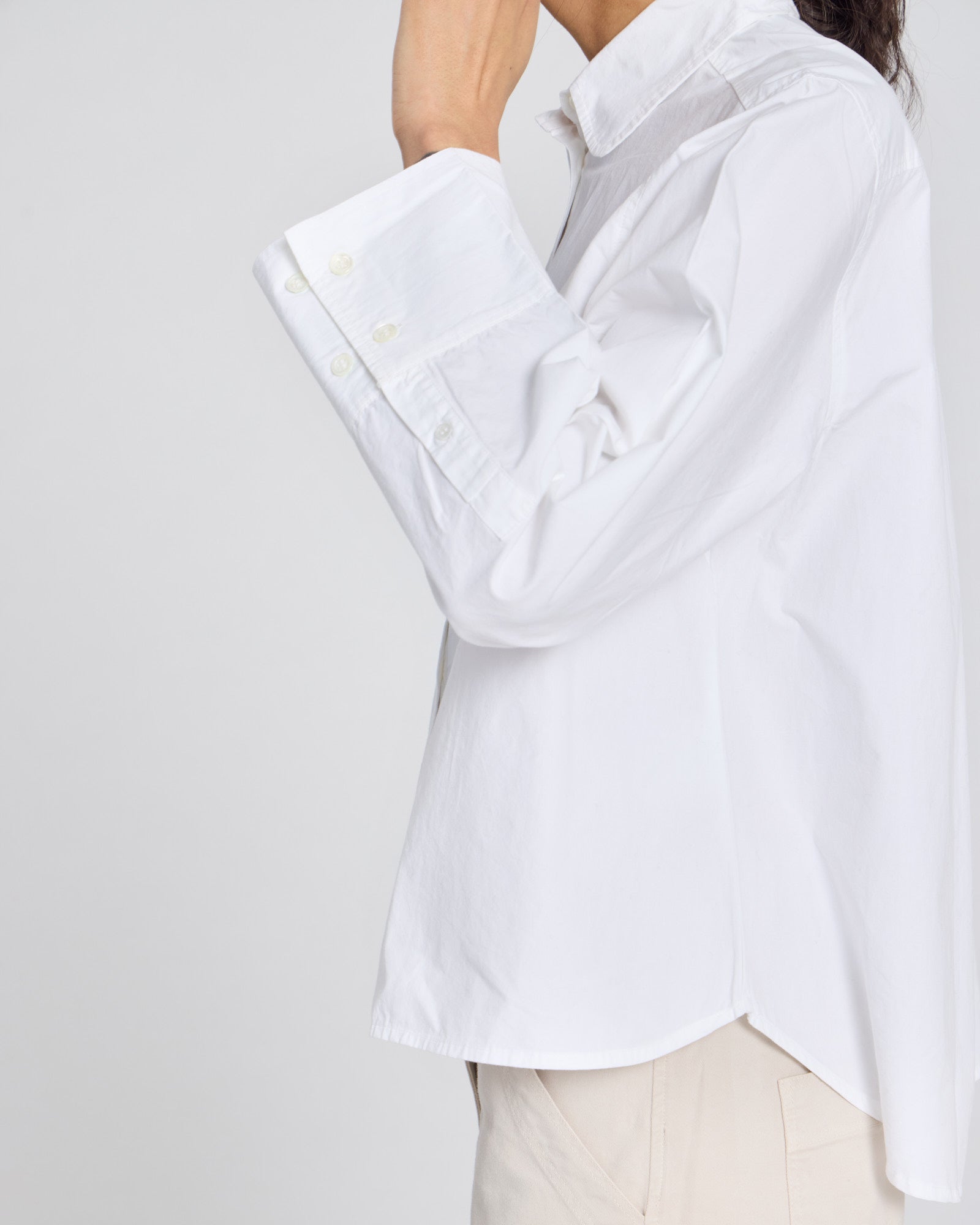 GAI+LISVA Isabella L/S Poplin Shirt Shirts & Blouses 100 White