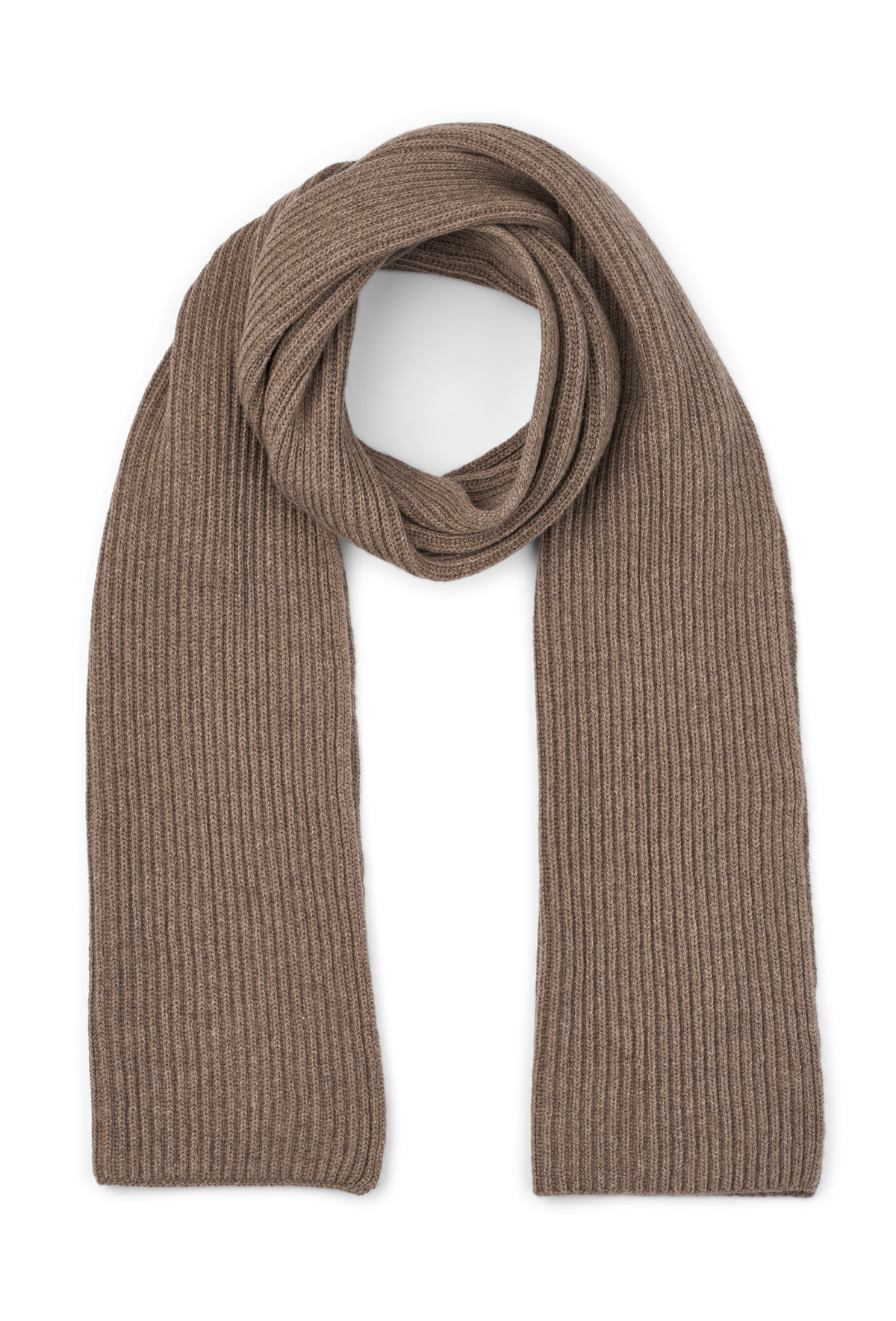 GAI+LISVA Klarisa Lambswool Scarf Lambswool l Knitwear 756 Mole Melangé