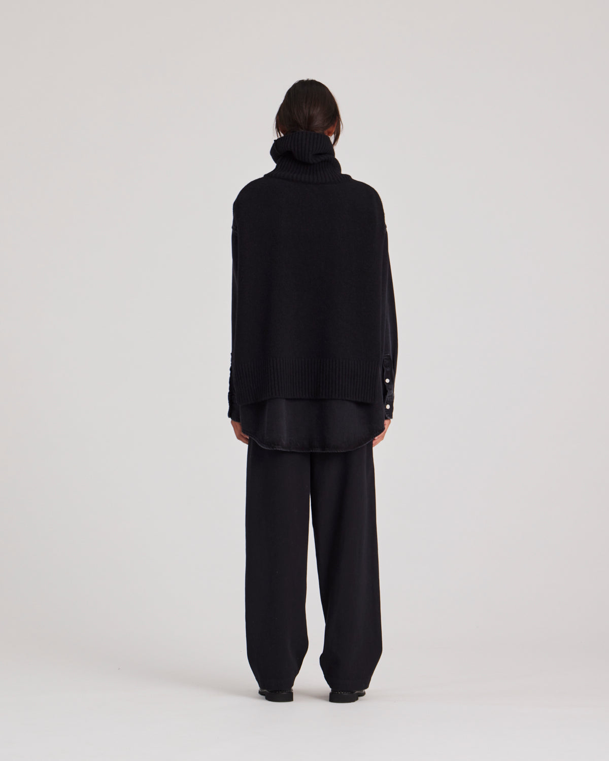 GAI+LISVA Michelle Neck Piece Lambswool l Knitwear 650 Black