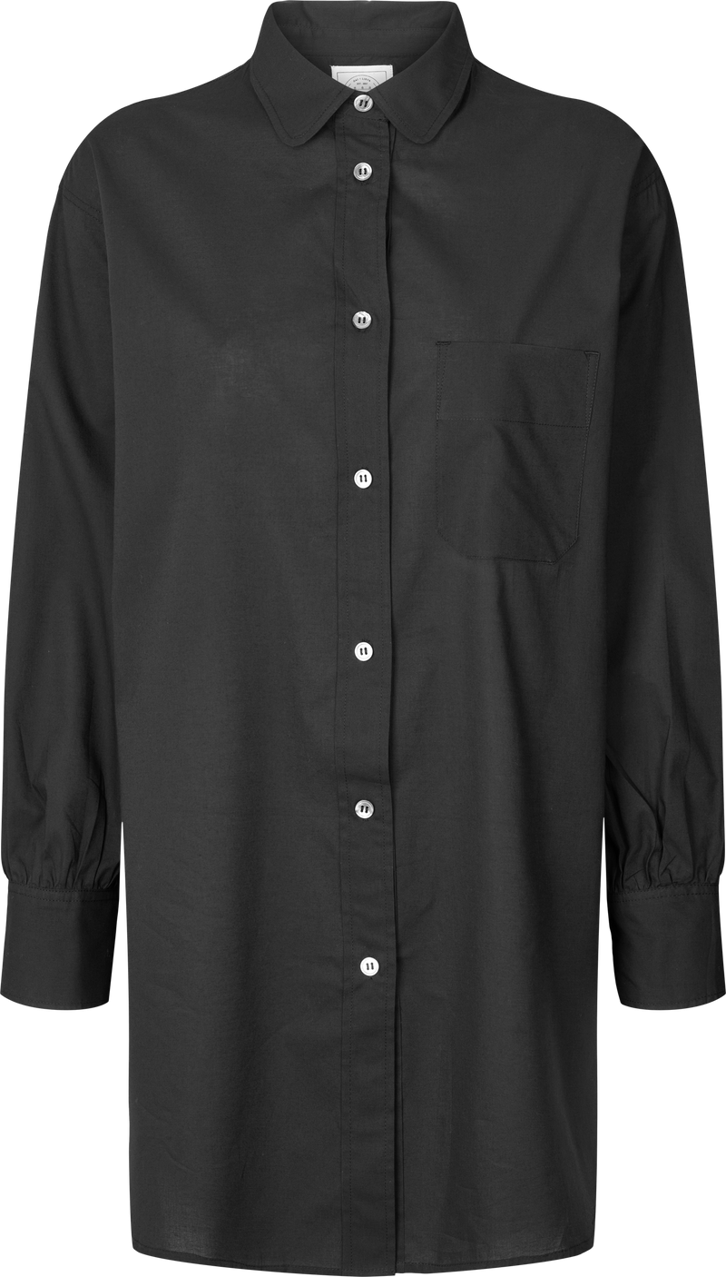 GAI+LISVA Rosa Shirt Poplin GOTS 243975 Shirt 650 Black