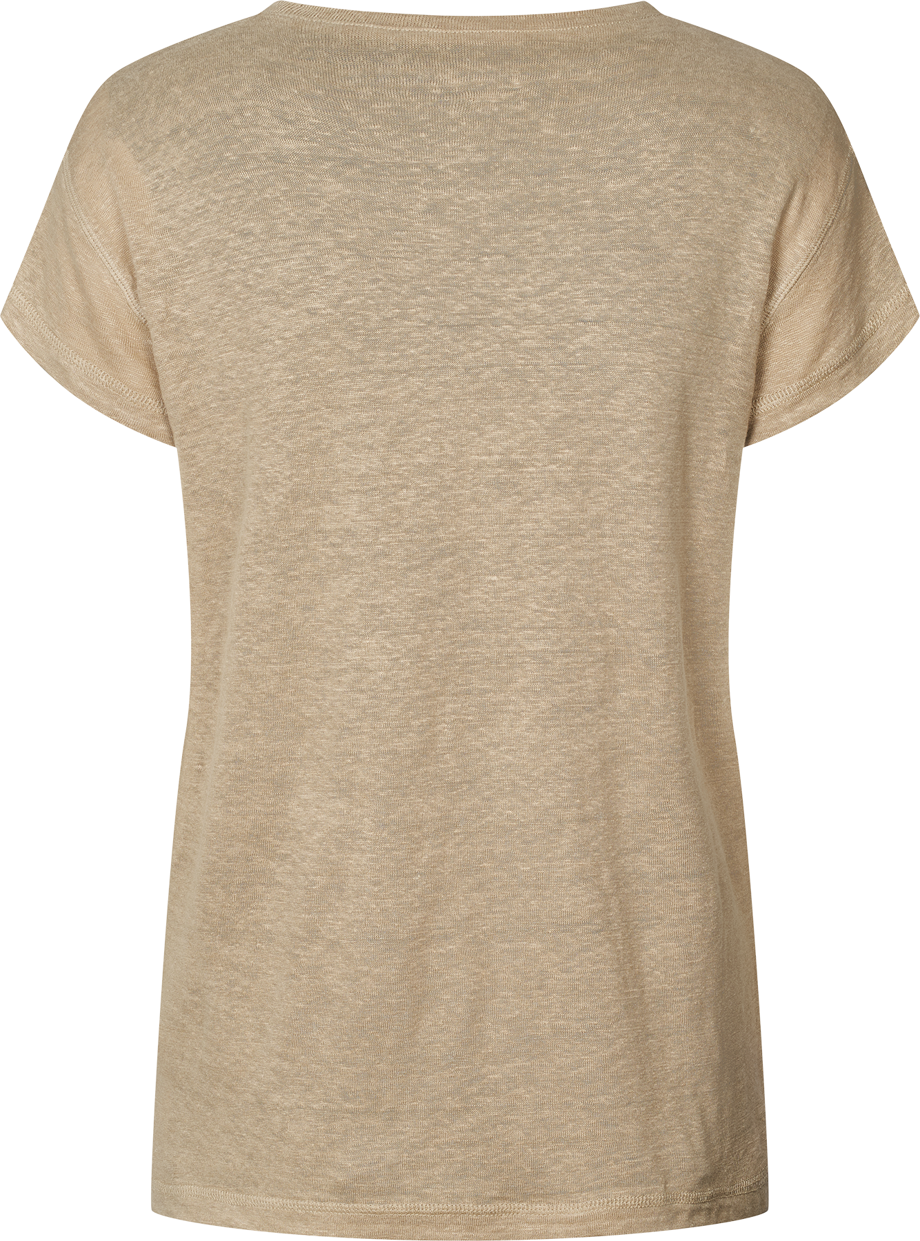GAI+LISVA Simone Linen Tee Shirt Top 735 Chinchilla