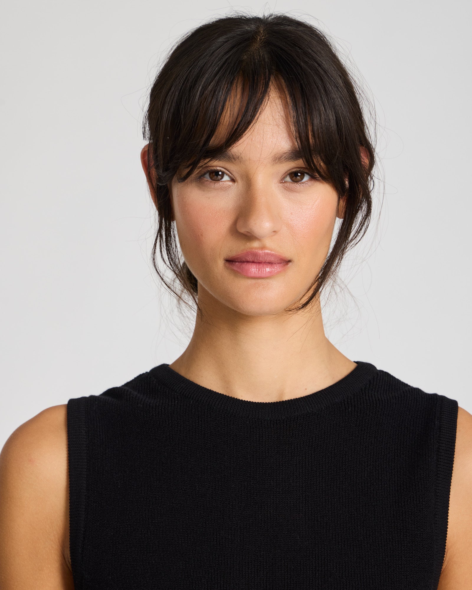 GAI+LISVA Sofie Knit Tank GOTS 243975 Knitwear 650 Black