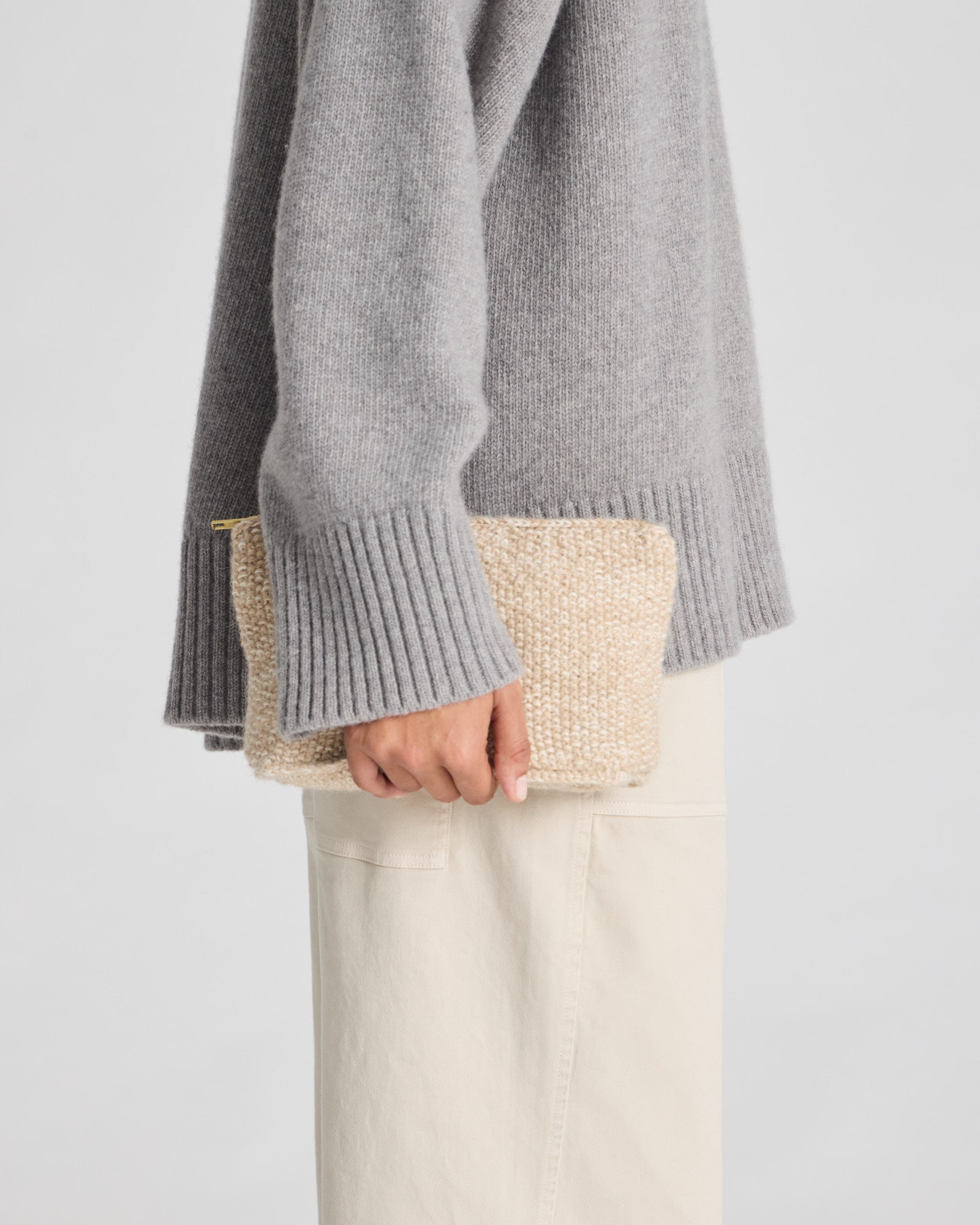 GAI+LISVA Stine Clutch Bag Accessories 685 -1 Dust Powder/Ecru