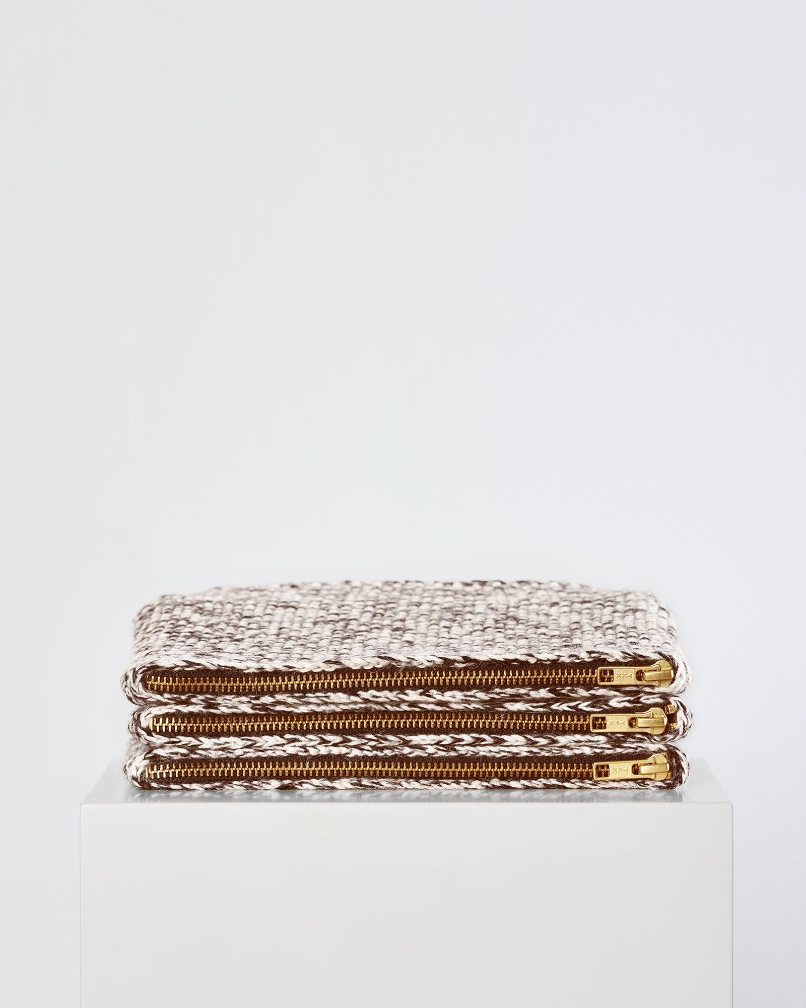 GAI+LISVA Stine Clutch Bag Accessories 858 Ecru/Brown