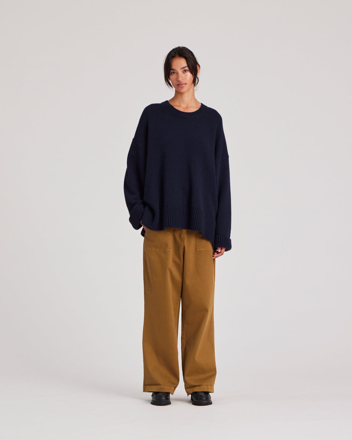 GAI+LISVA Vigga Lambswool Jumper Knit 181 Midnight Blue