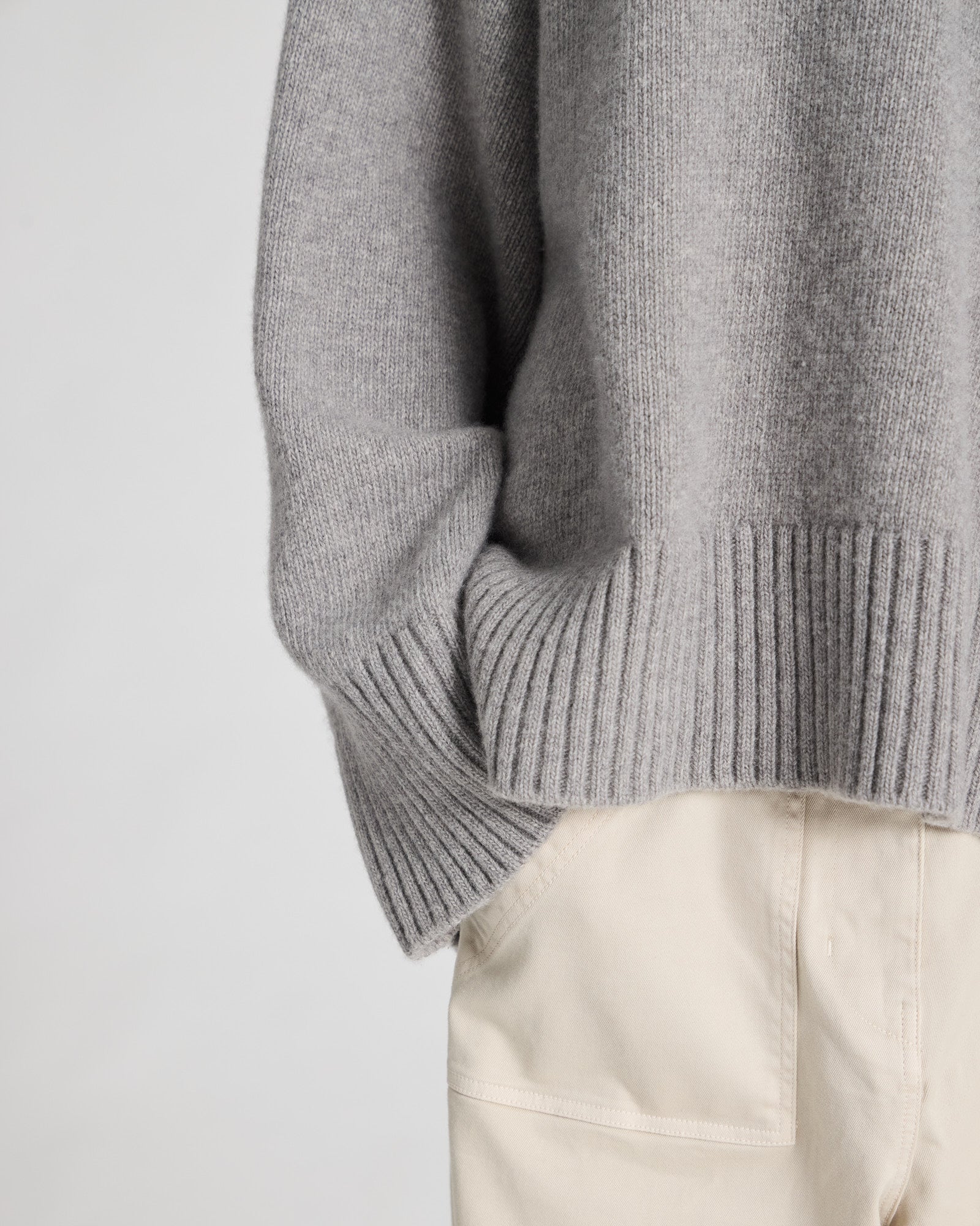 GAI+LISVA Vigga Lambswool Jumper Lambswool l Knitwear 602 Grey Melange