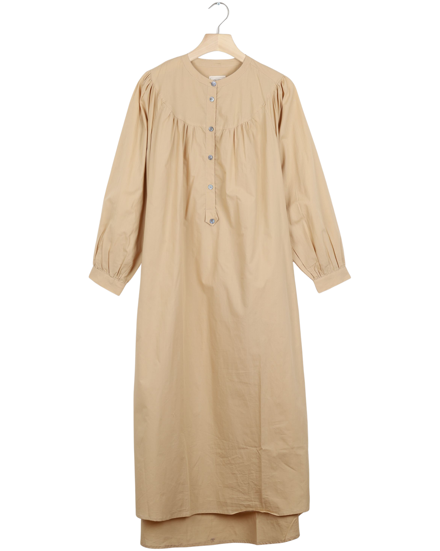 Secondhand Iris Dress Cotton Poplin - Sesame