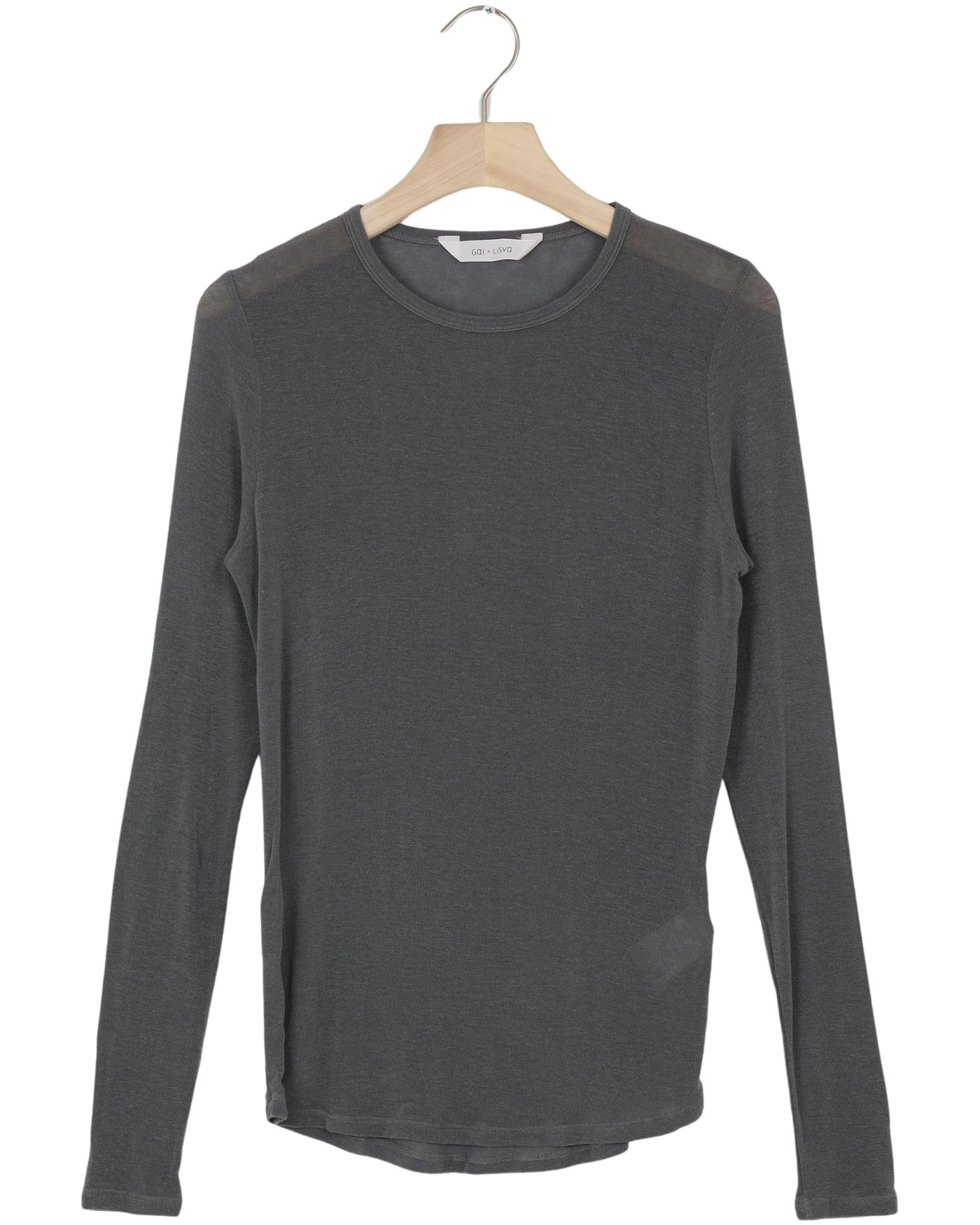 Secondhand Thyra Wool Top - Light Grey Melange