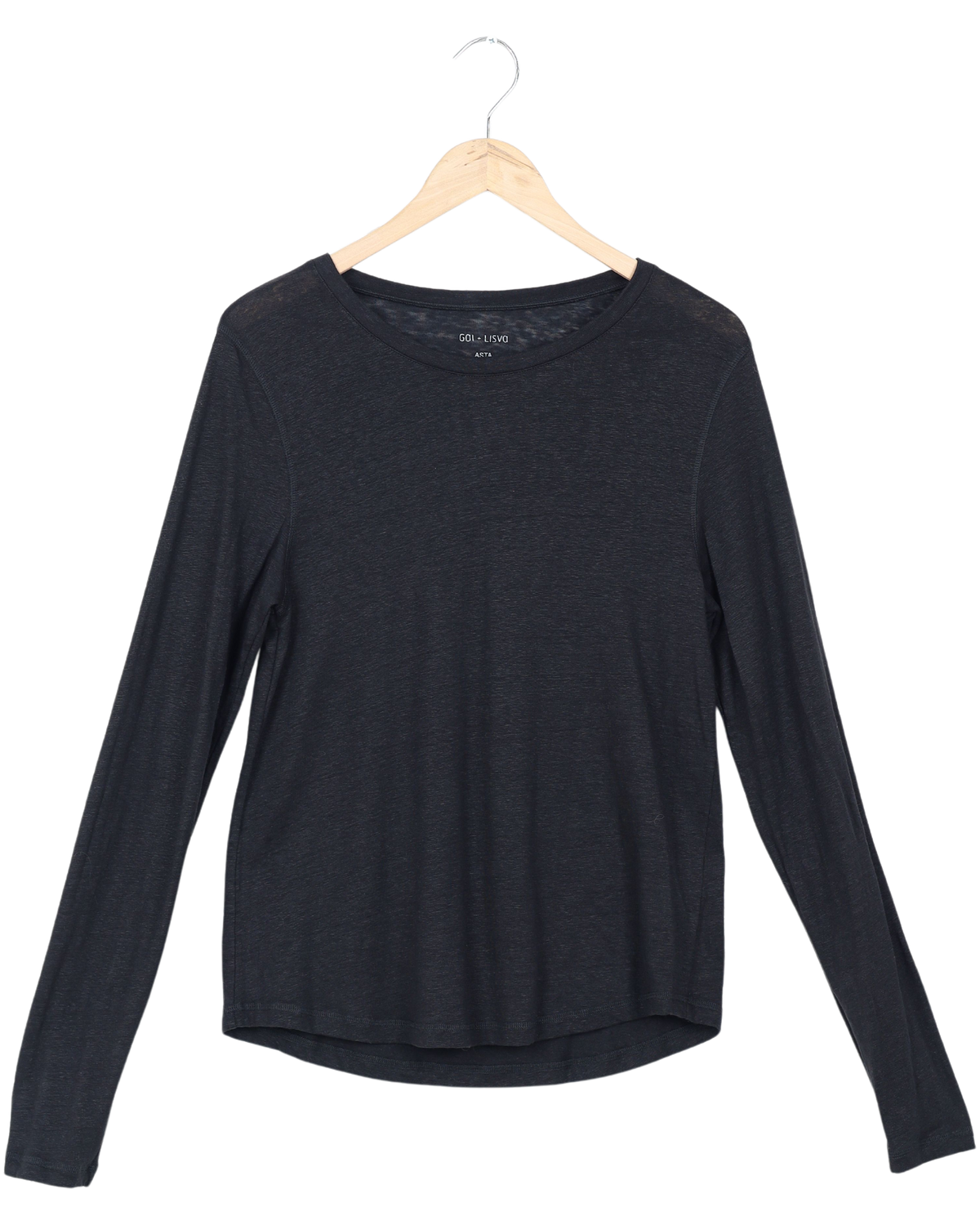 Secondhand Asta Linen Tee - Black