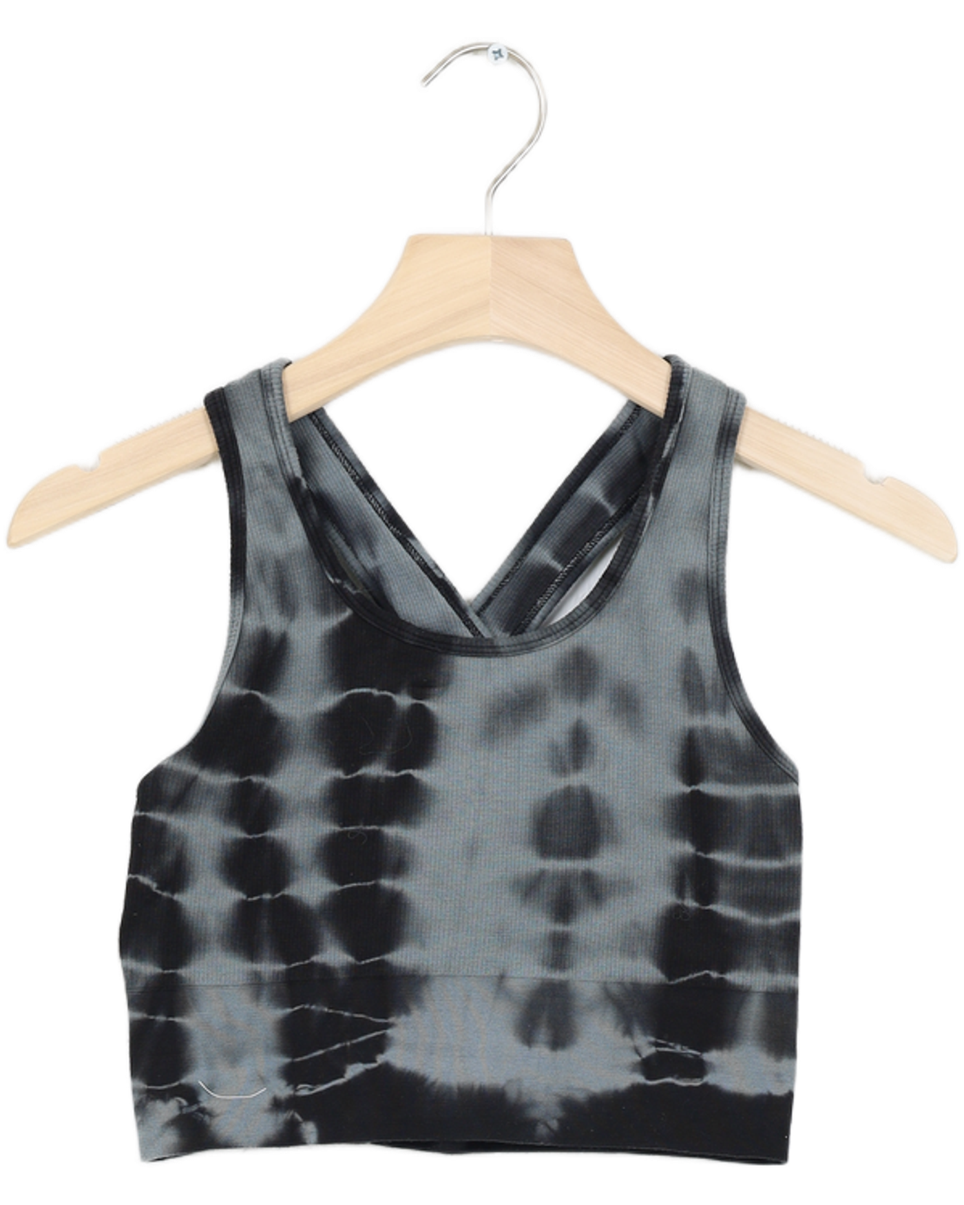 Secondhand Lifa Tie Dye Yoga Top - Lime Stone Tie dye