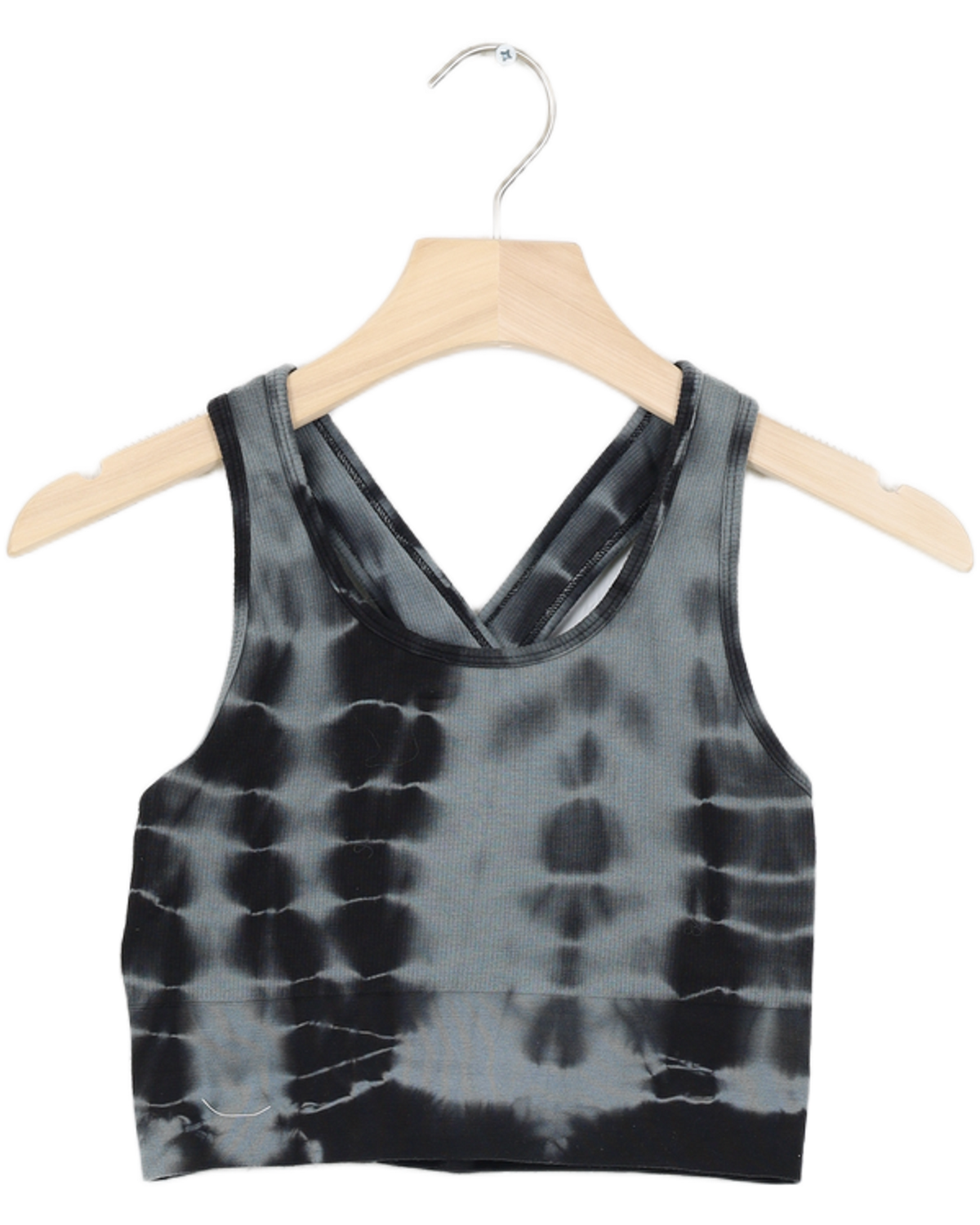 Secondhand Lifa Tie Dye Yoga Top - Lime Stone Tie dye