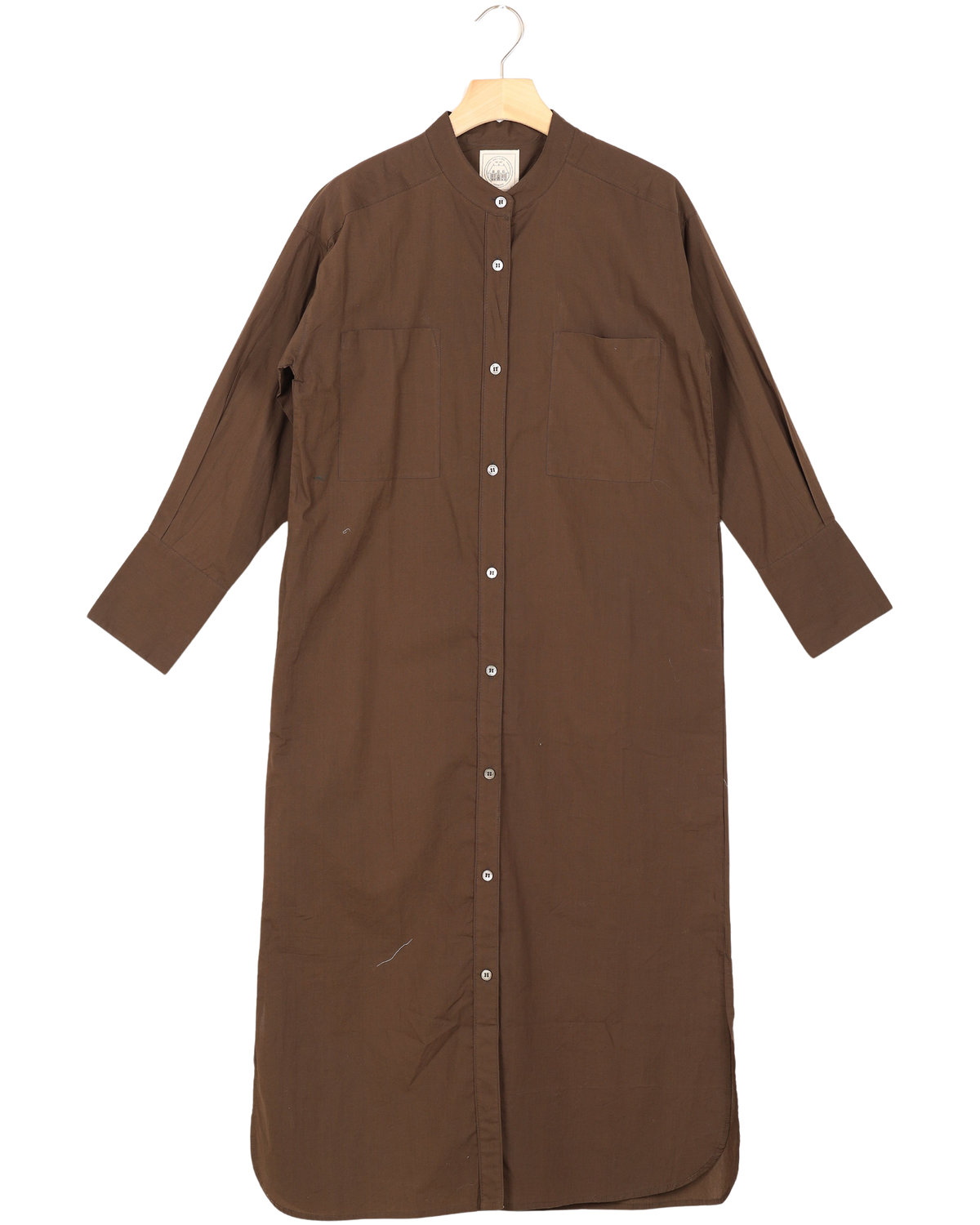 Secondhand Marion Dress Cotton Poplin - Mulch
