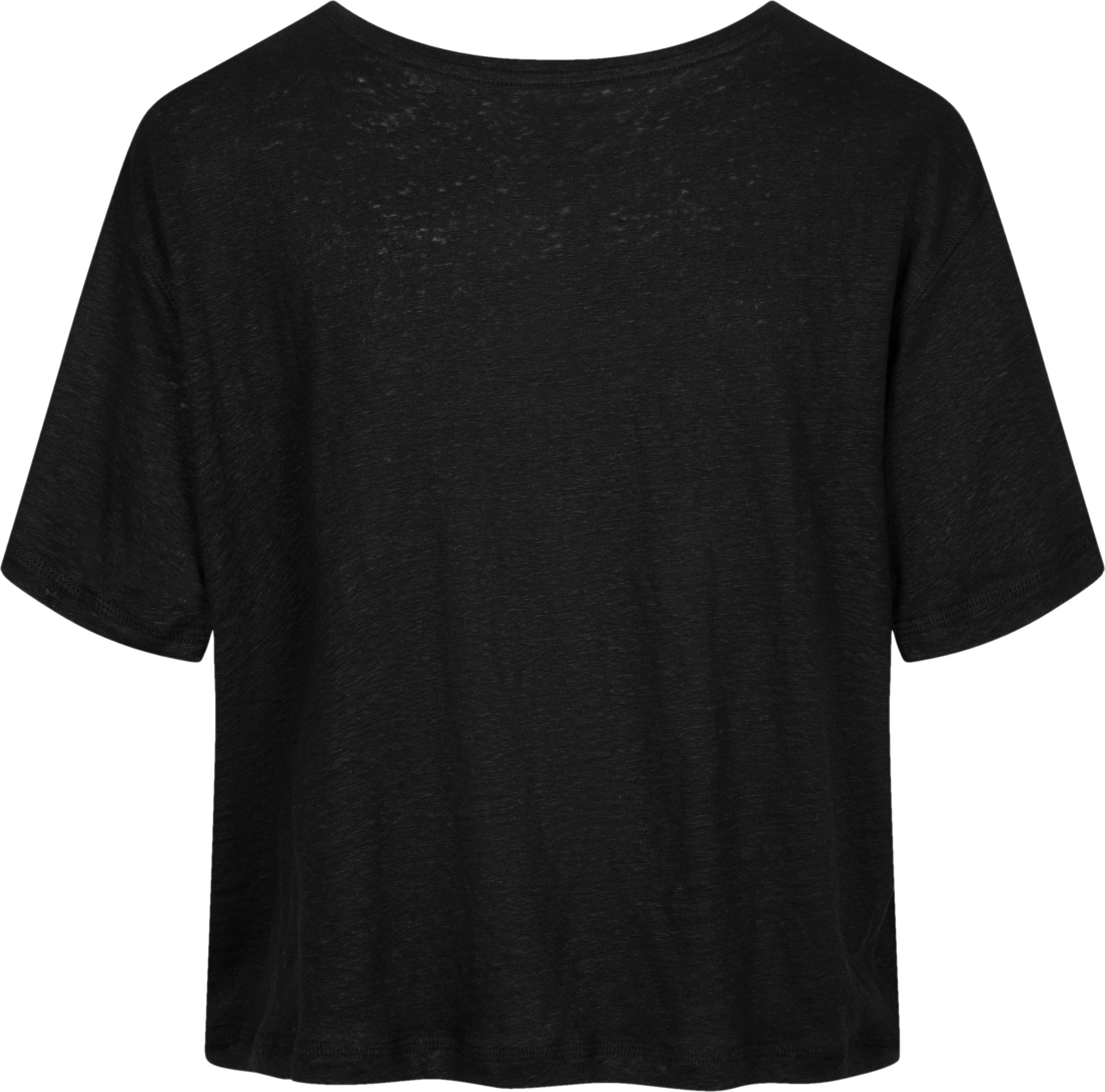 GAI+LISVA Ivalo Linen Tee Shirt Top 650 Black