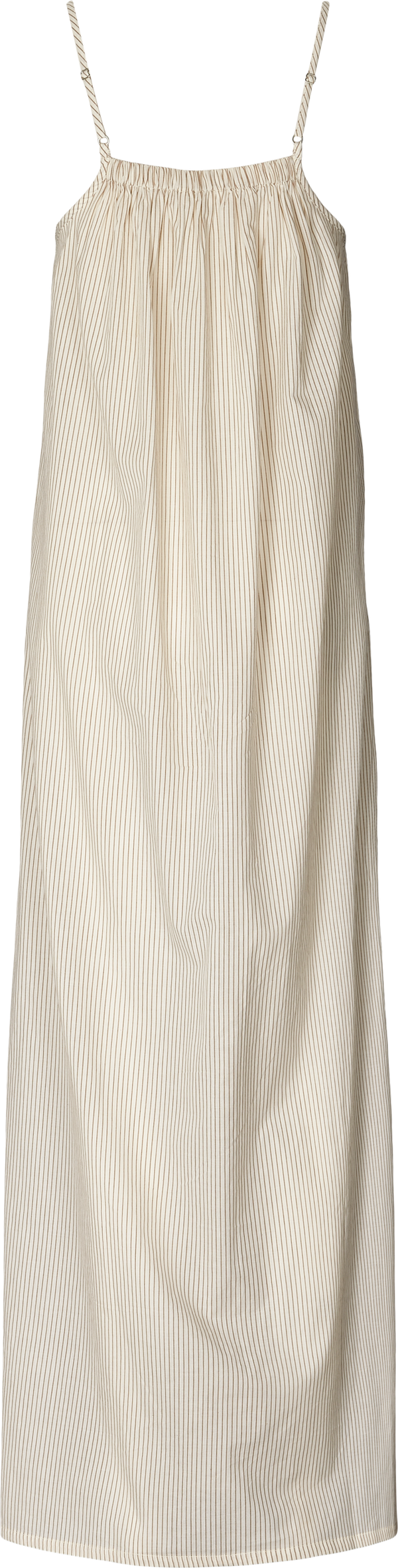 GAI+LISVA Julia Dress Cotton Stripe Dresses & Skirts 178 Brown Mustard
