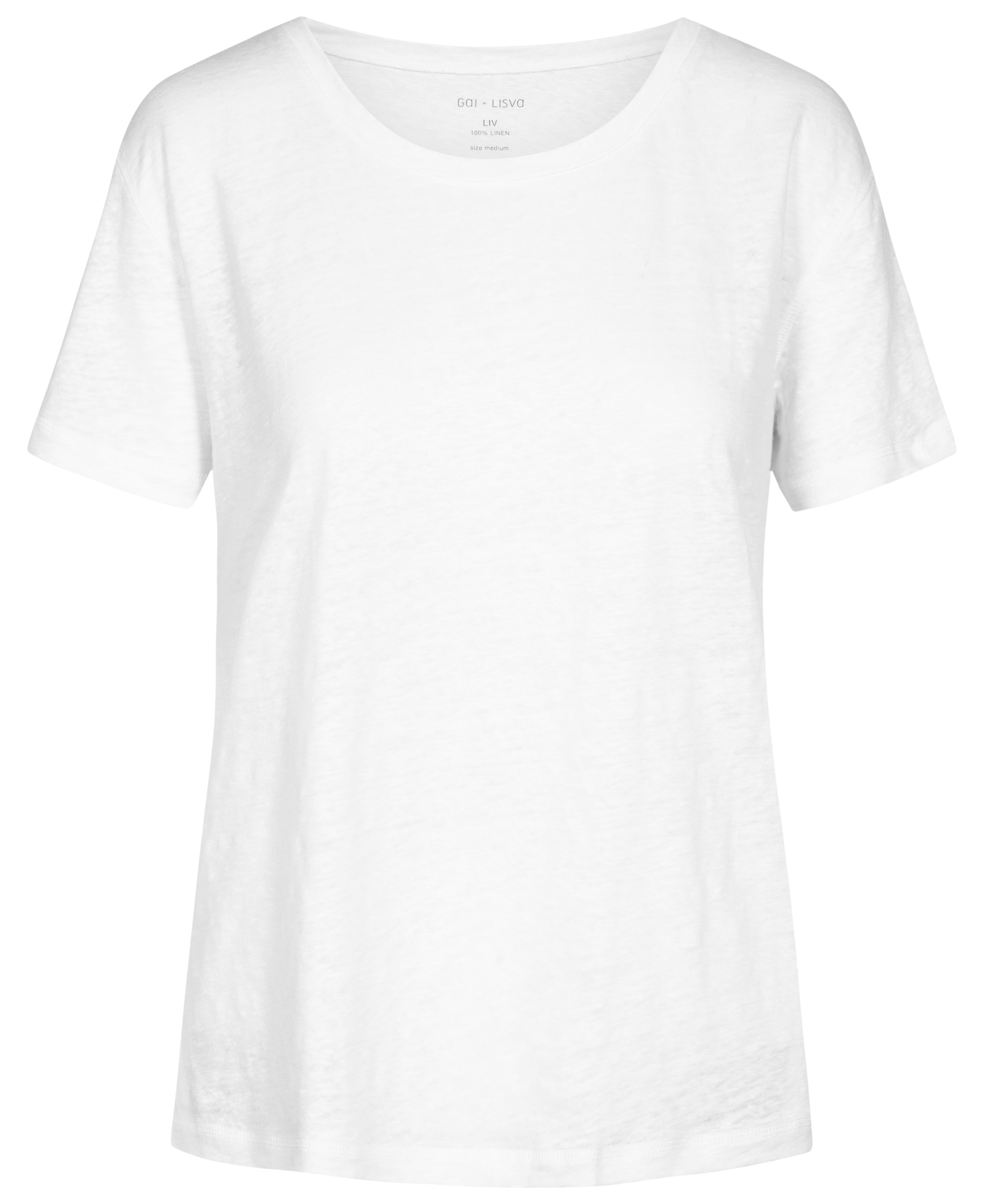 GAI+LISVA Liv T-shirt Top 100 White