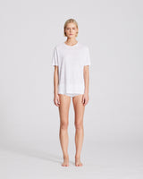 GAI+LISVA Nynne Linen Tee shirt Top 100 White
