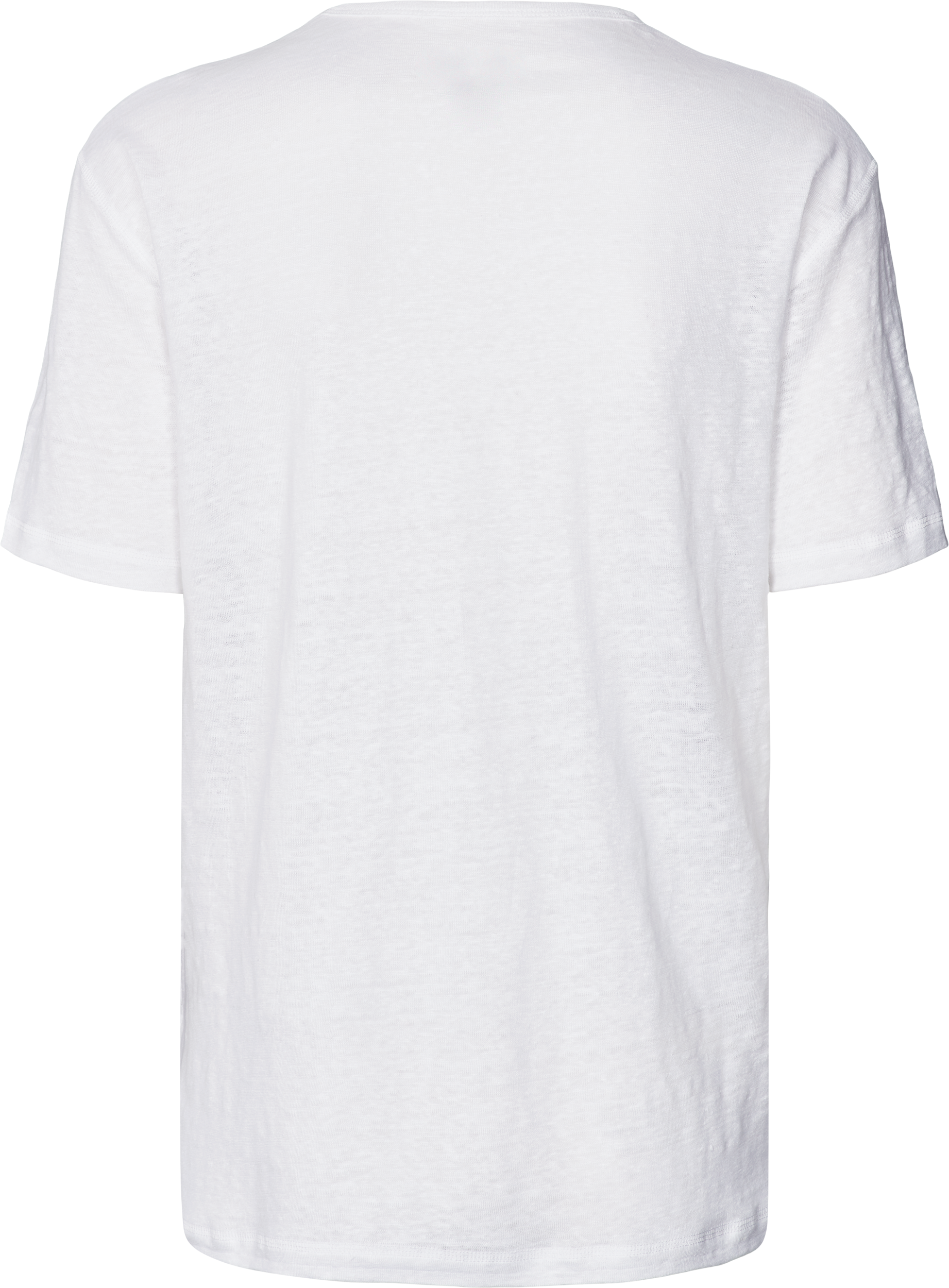 GAI+LISVA Nynne Linen Tee shirt Top 100 White