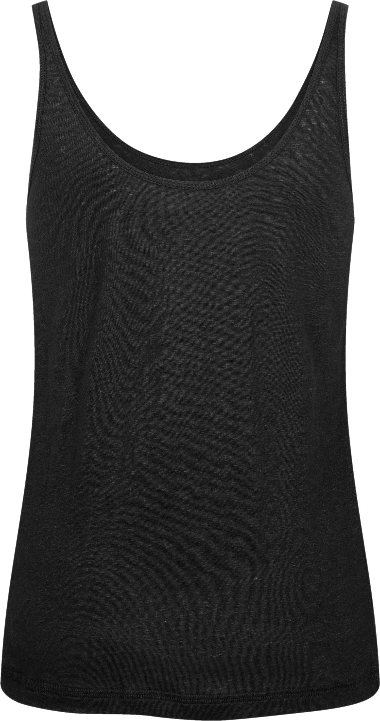 GAI+LISVA Synne Linen Top Top 650 Black
