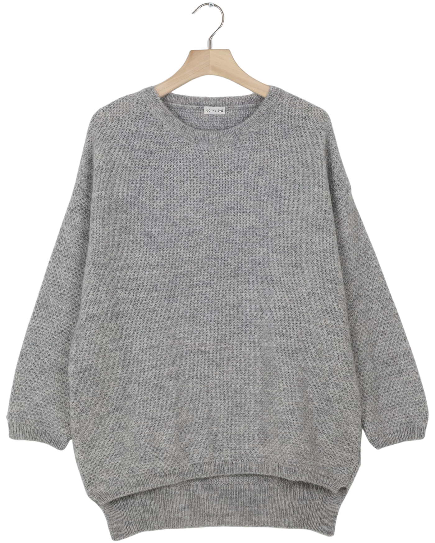 Secondhand Martina Knit Pullover - Light Grey Melange