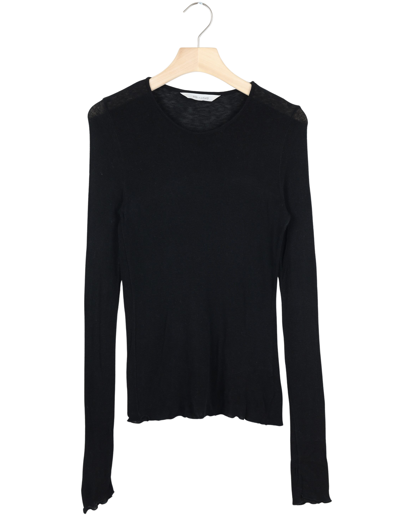 Secondhand Agnete L/S Wool Top - Black