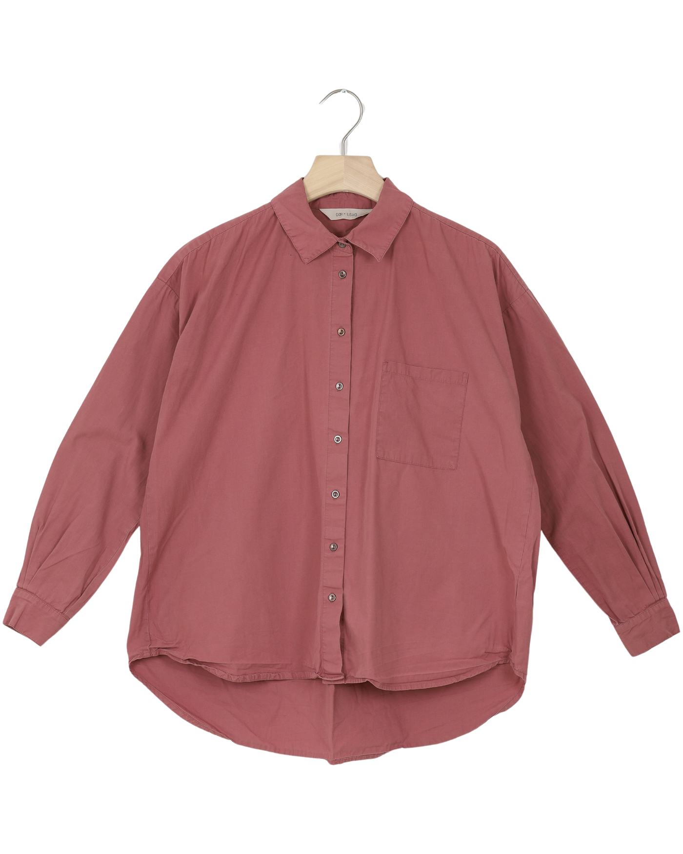 Secondhand Shanta Cotton Poplin Shirt - Withered Rose