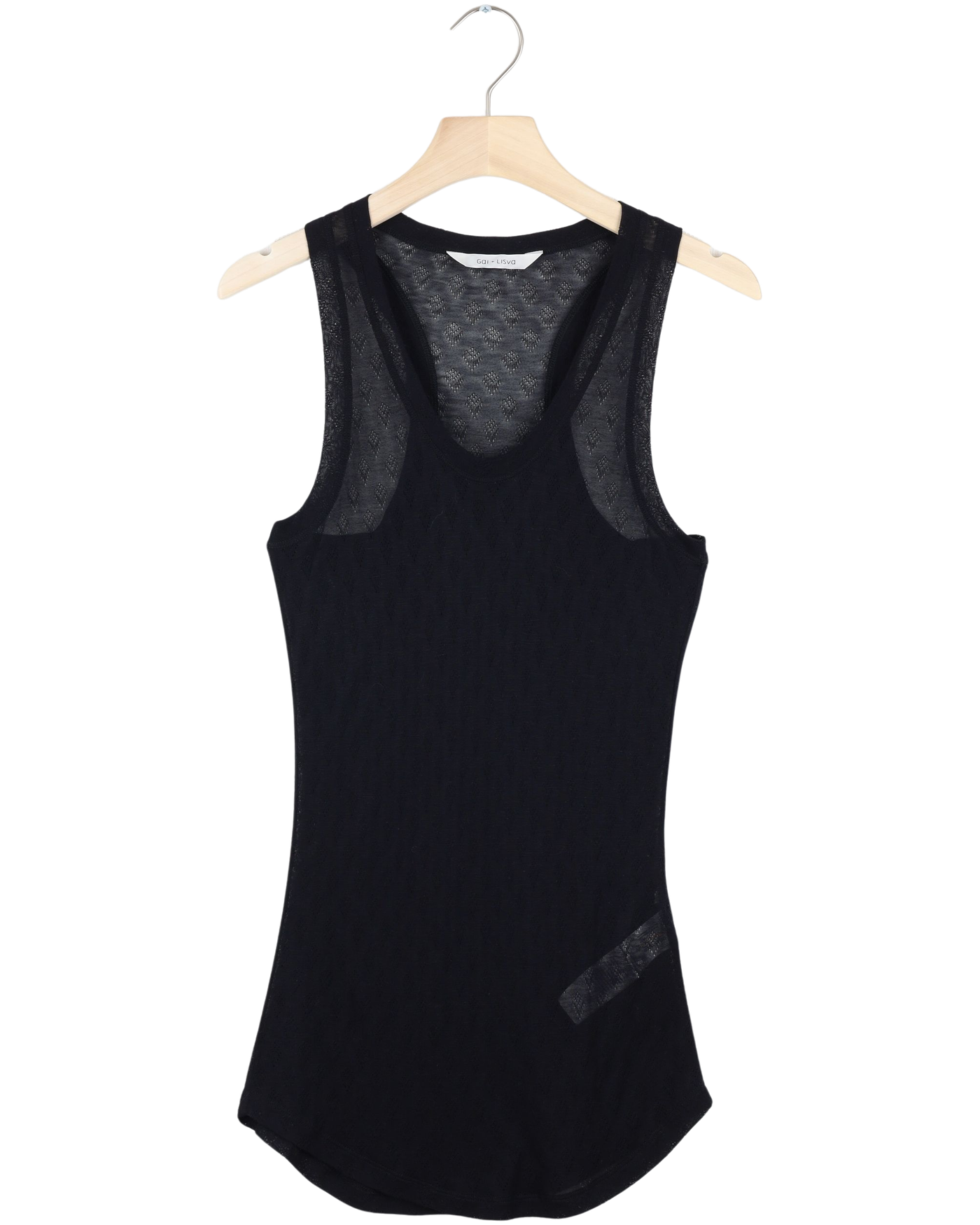 Secondhand Nellie Silk Top - Stretch Limo Black