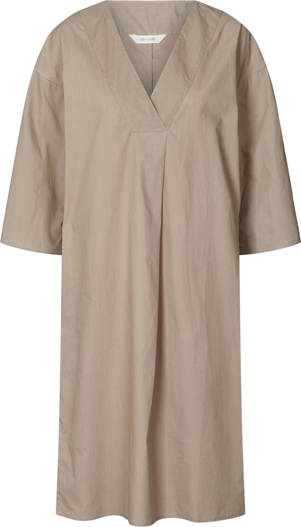 Resale Ofelia Dress Cotton Poplin - Calm Grey