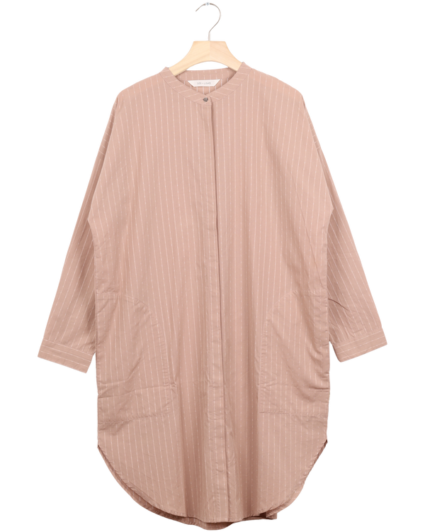 Secondhand Oline Cotton Shirt Dress - Brush