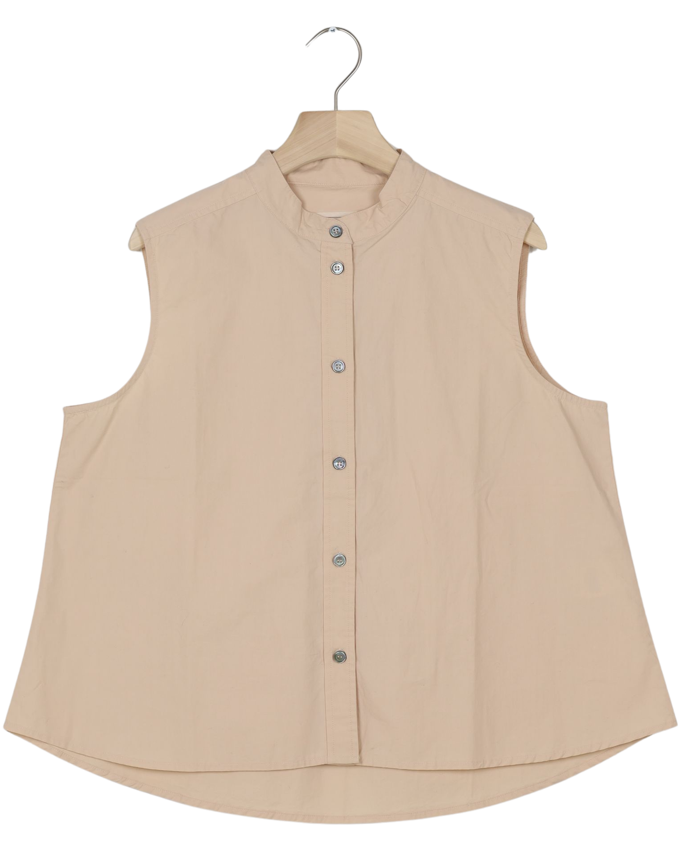Secondhand Elisa Top Poplin Gots 243975 - Smoke Gray