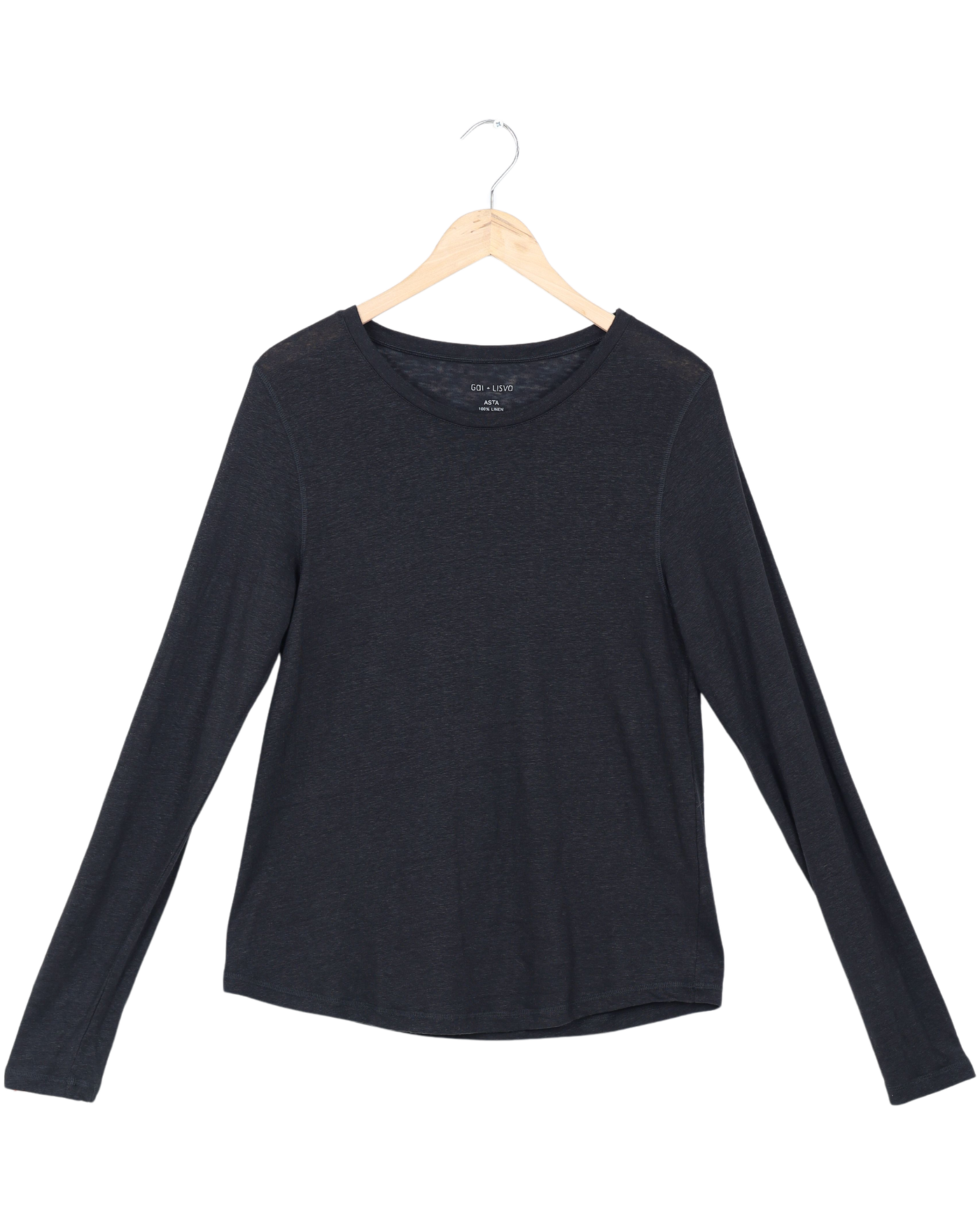 Secondhand Asta Linen Tee - Black