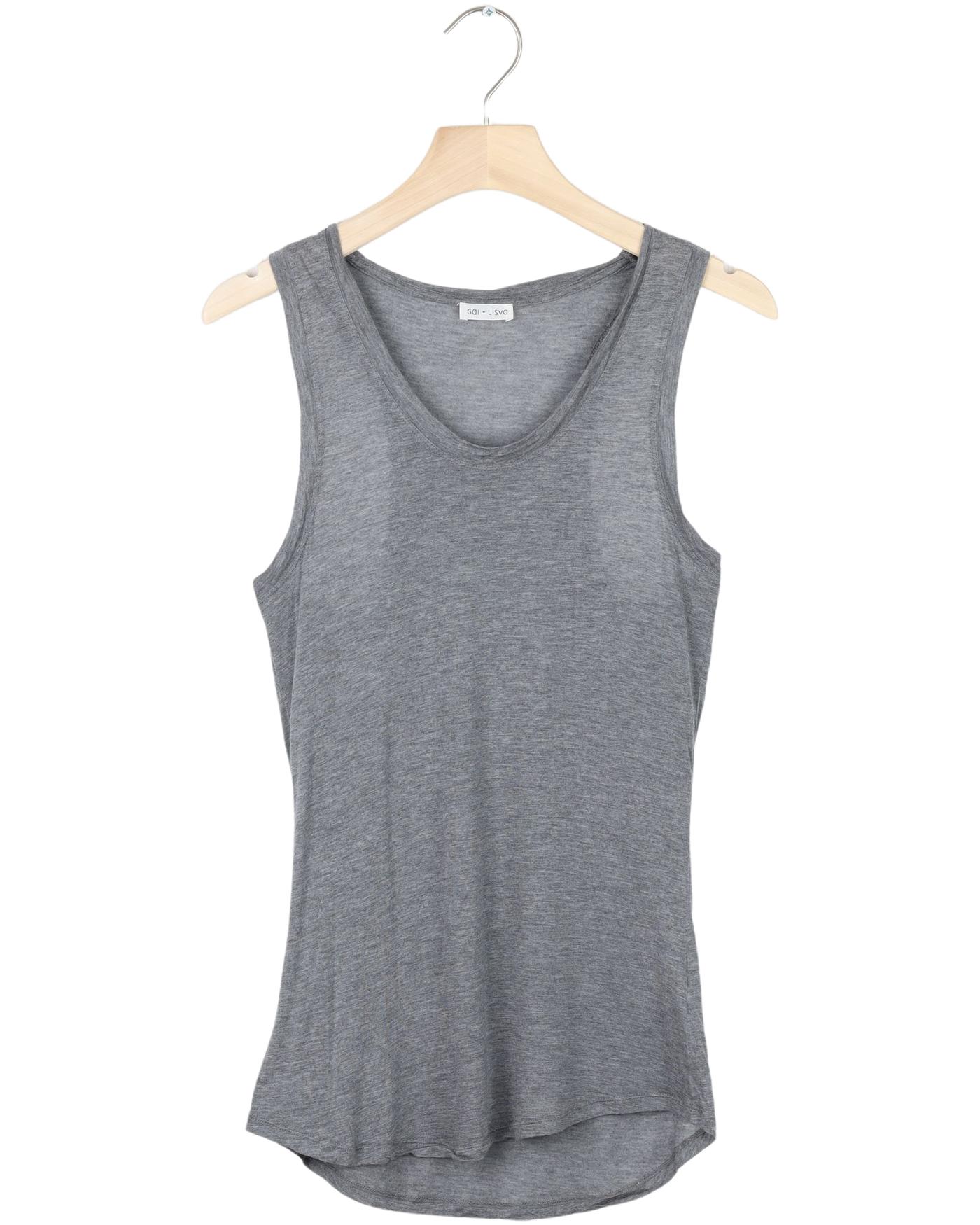 Secondhand Nellie Modal Top - Light Grey Melange