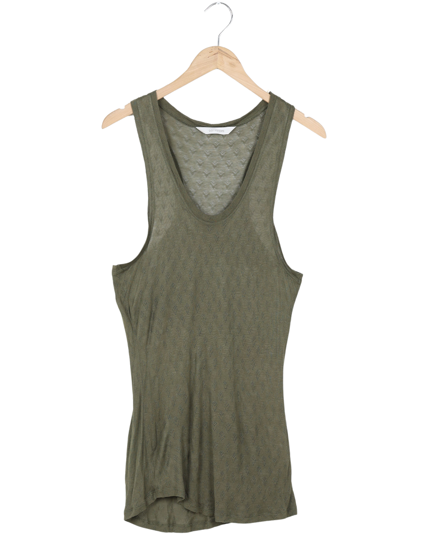 Secondhand Nellie Silk Top - Olive Night