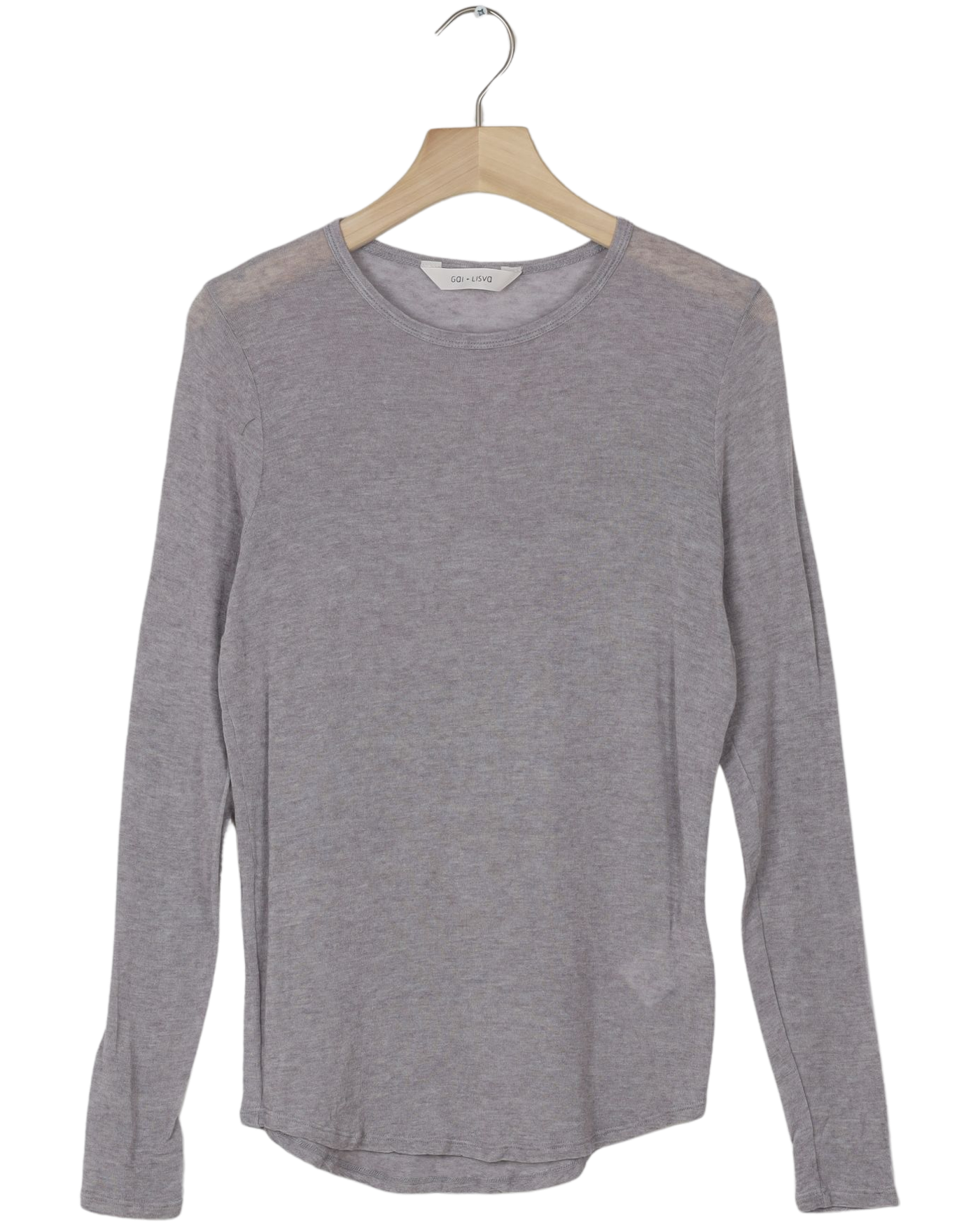 Secondhand Thyra Wool Top - Light Grey Melange